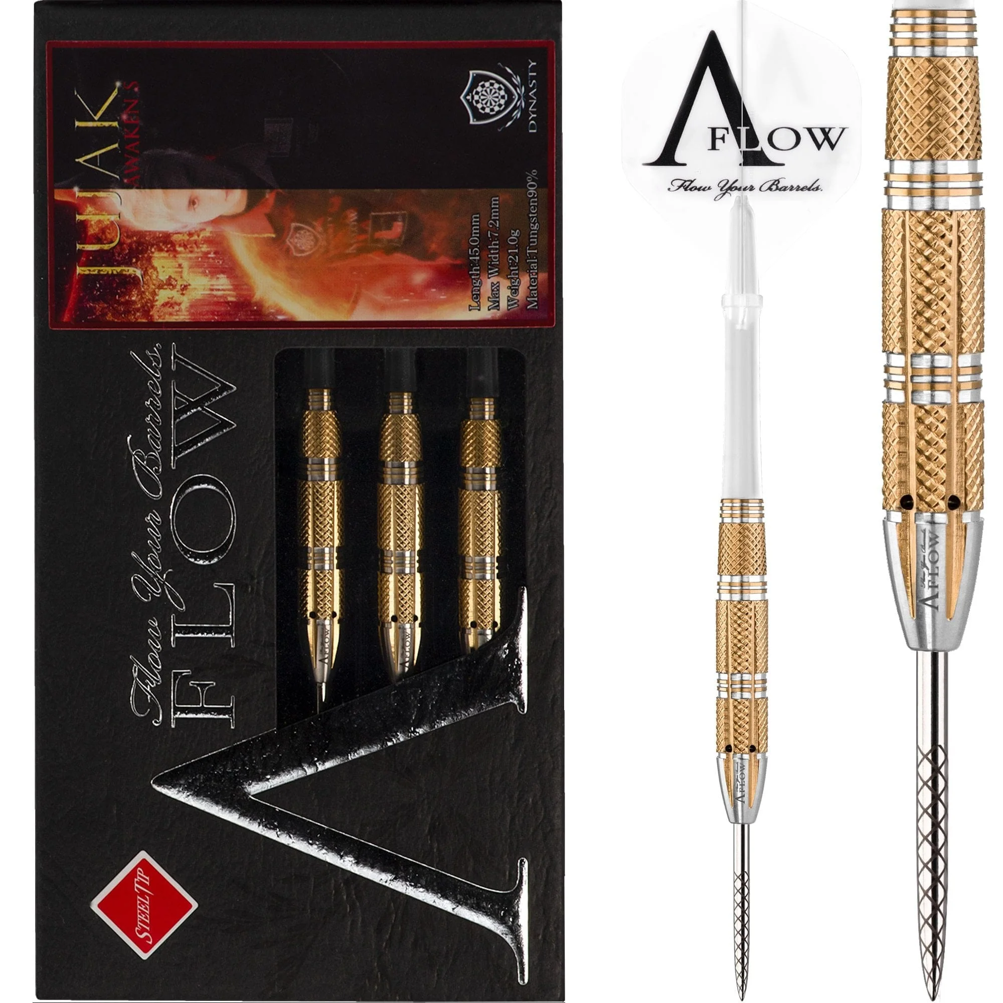 Dynasty Darts - Black Line - Steel Tip - Park Hyunchul - Jujak-Awakens - 21g
