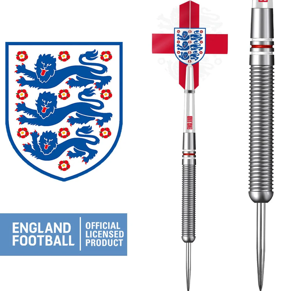 England Football Darts - Steel Tip Tungsten - Official Licensed - Logo - 24g - Image 2