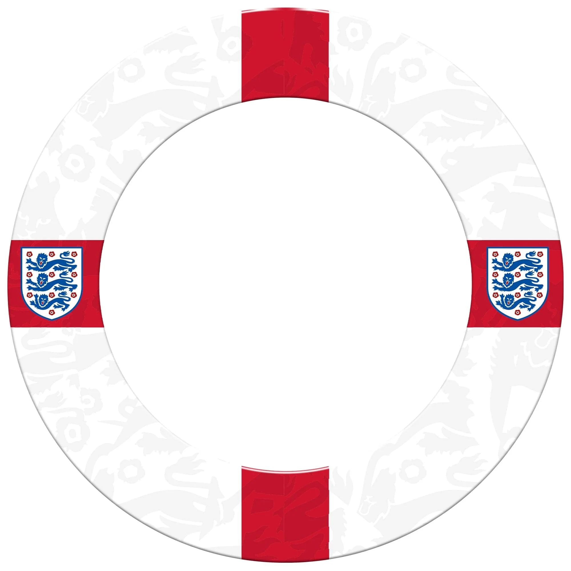 England Printed Dartboard & Printed Surround - St George - Image 4