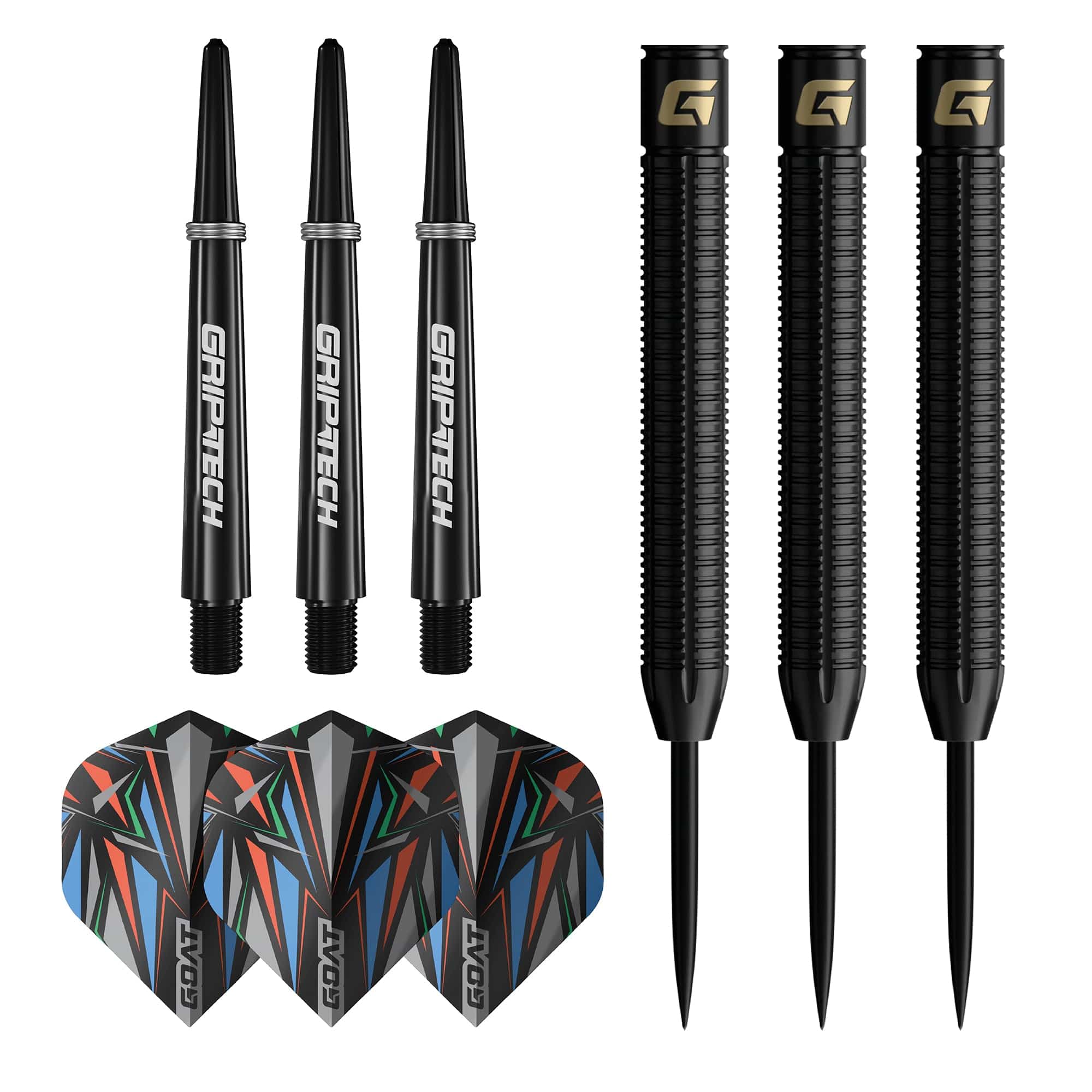 GOAT Athlete Darts - Steel Tip - 90% Tungsten - Black - Image 2