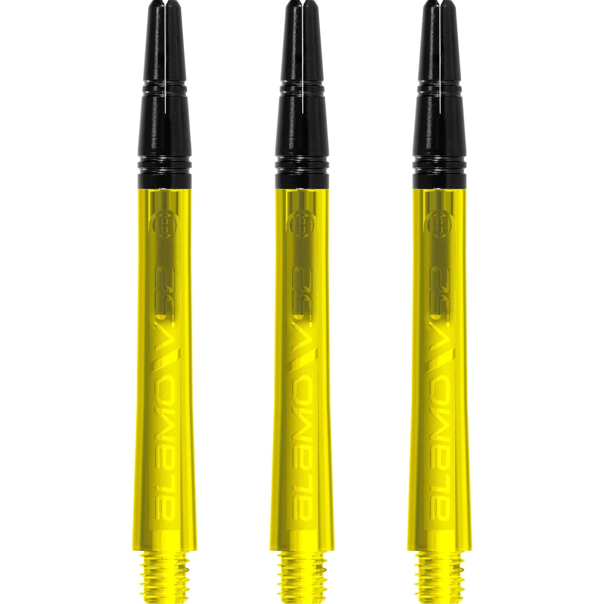 *Harrows Alamo VS2 Dart Shafts - Polycarbonate - Black Aluminium Top - Yellow - Image 2