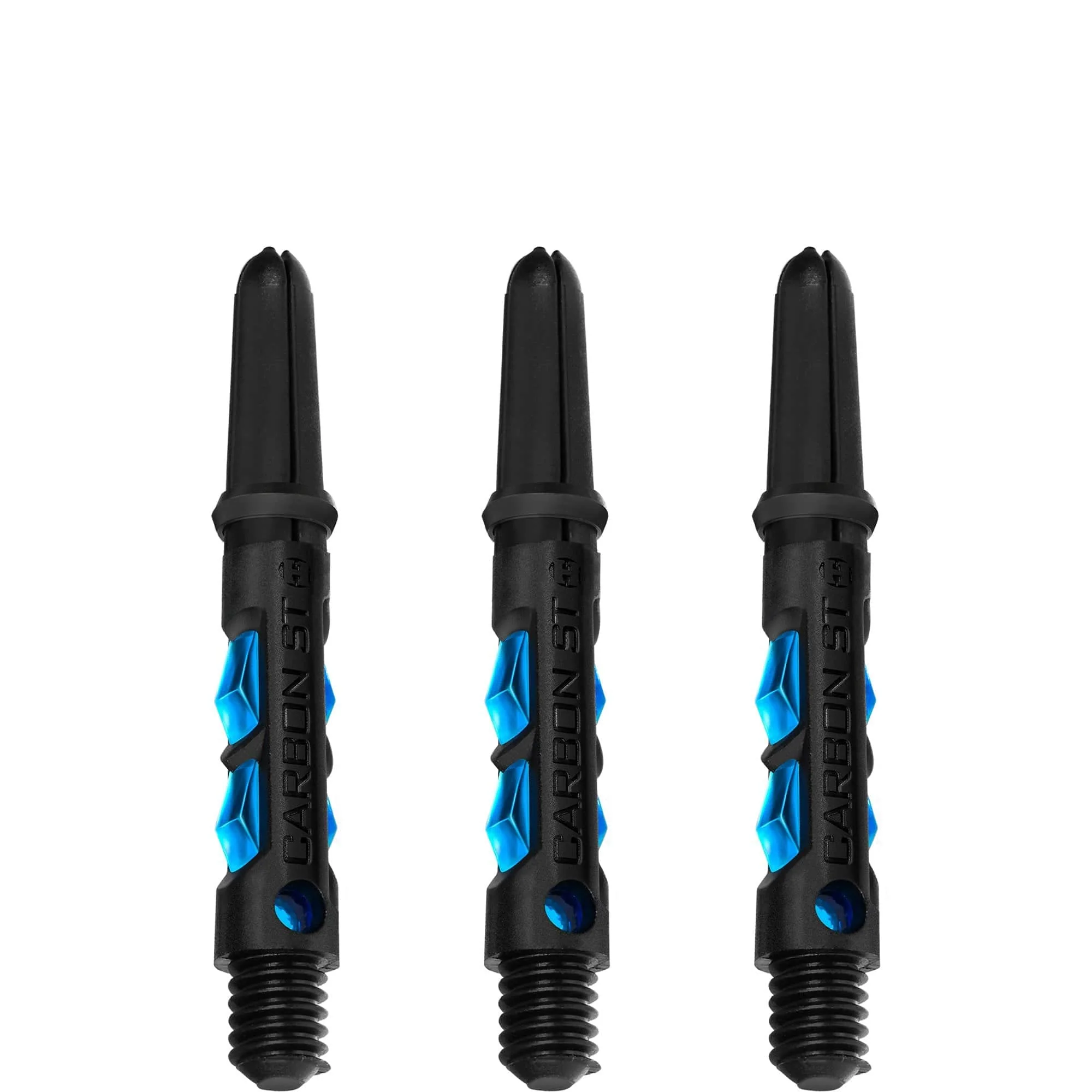 *Harrows Carbon ST Shafts - Dart Stems - Black & Aqua Blue - Image 4