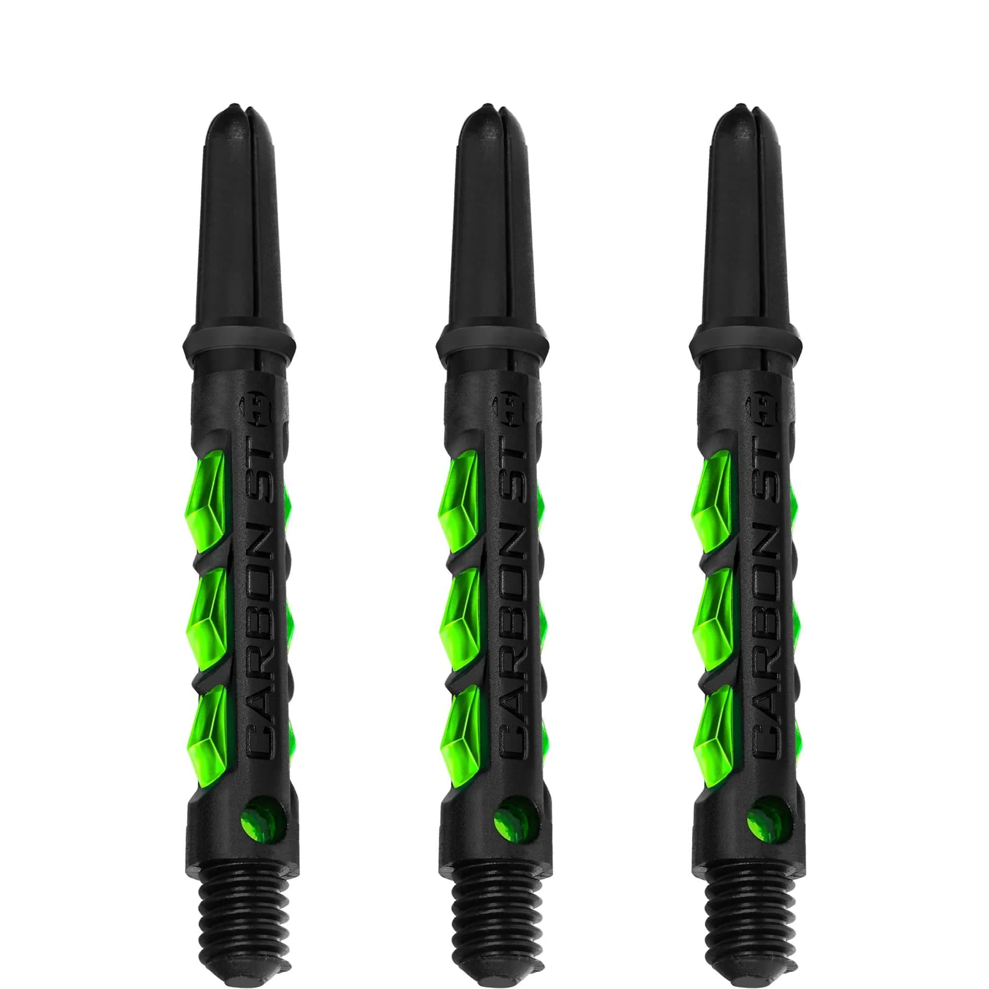 *Harrows Carbon ST Shafts - Dart Stems - Black & Green - Image 3