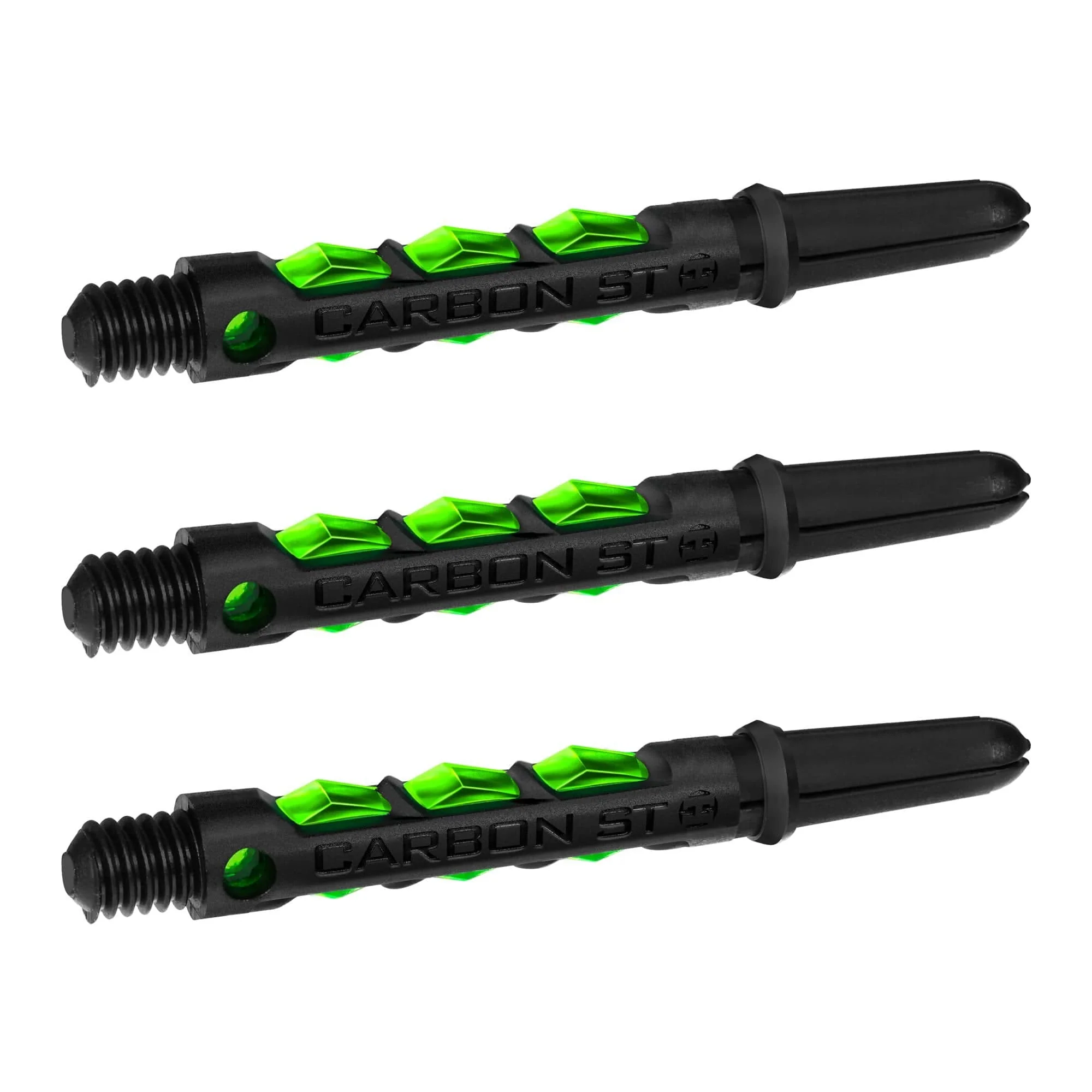*Harrows Carbon ST Shafts - Dart Stems - Black & Green - Image 6
