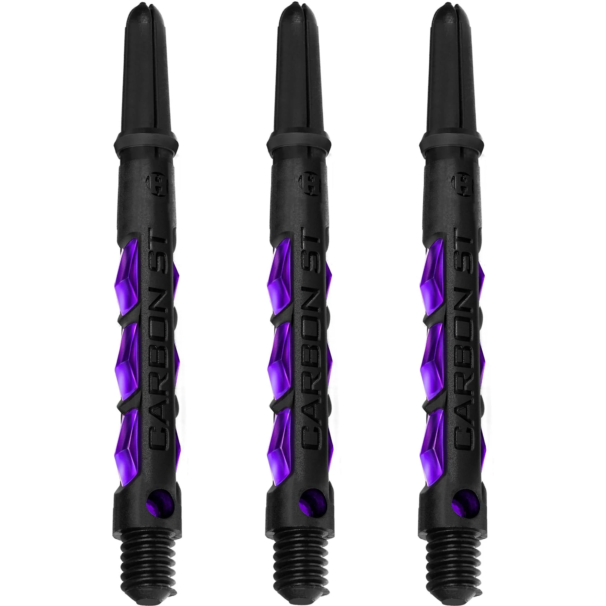 *Harrows Carbon ST Shafts - Dart Stems - Black & Purple - Image 2