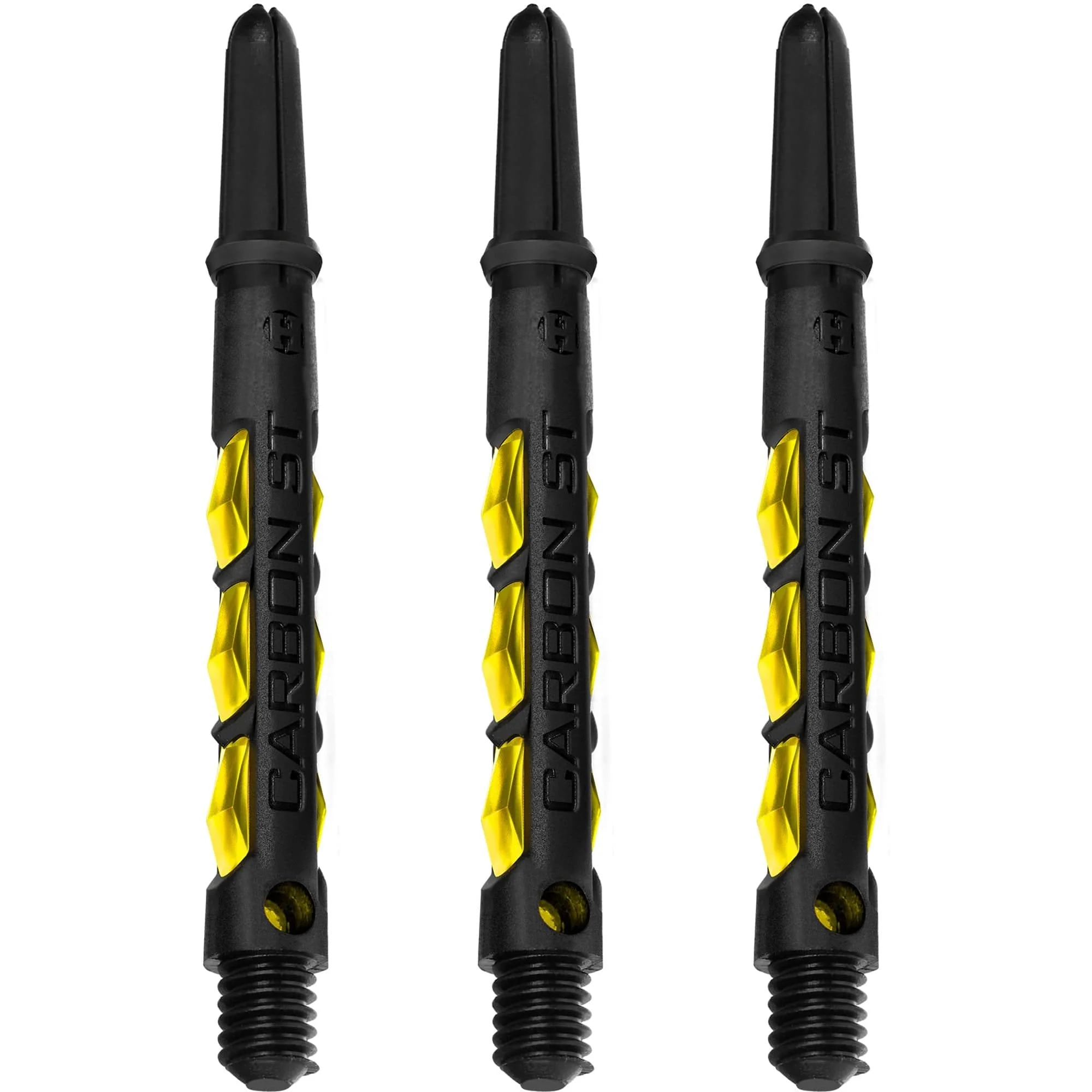 *Harrows Carbon ST Shafts - Dart Stems - Black & Yellow - Image 2