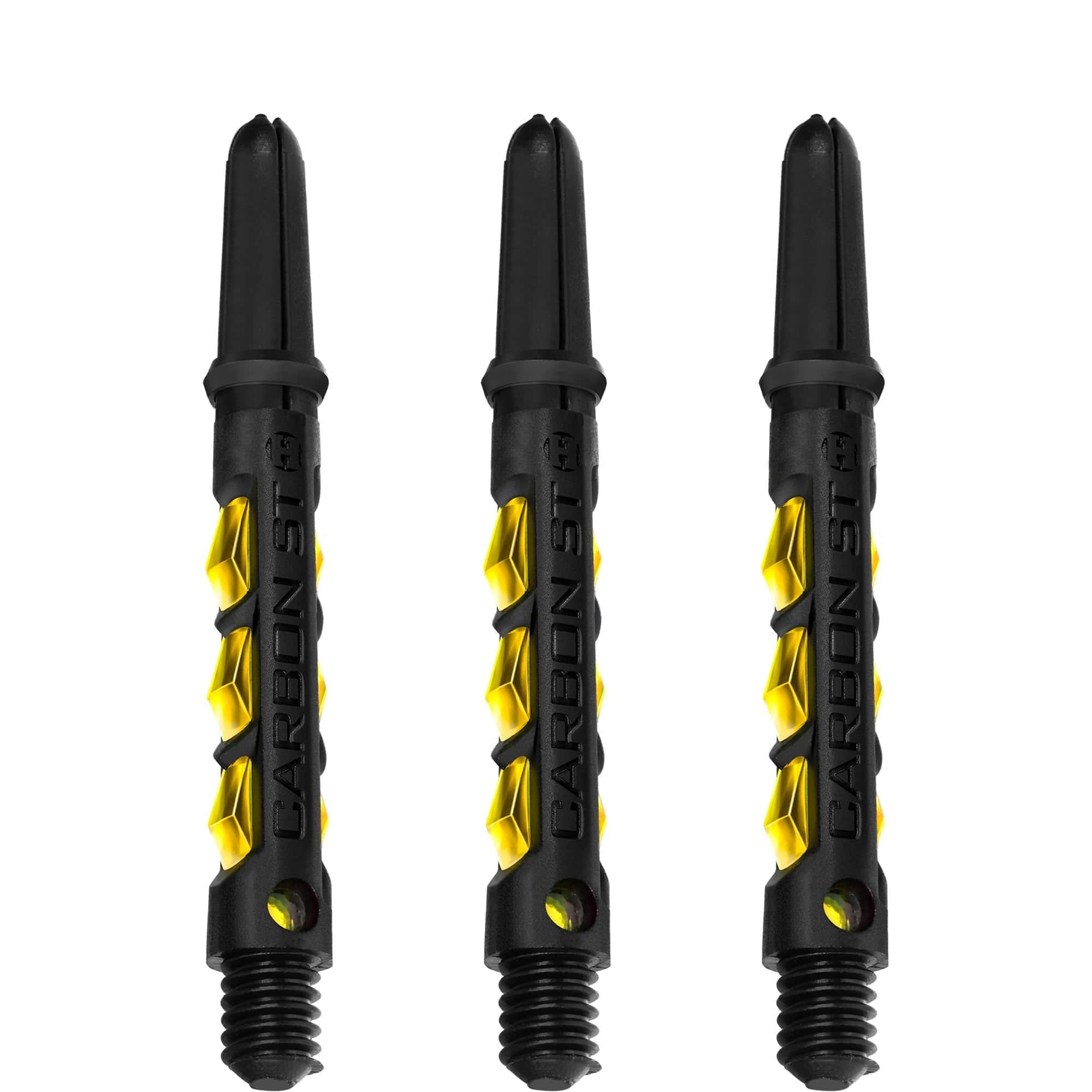*Harrows Carbon ST Shafts - Dart Stems - Black & Yellow - Image 3