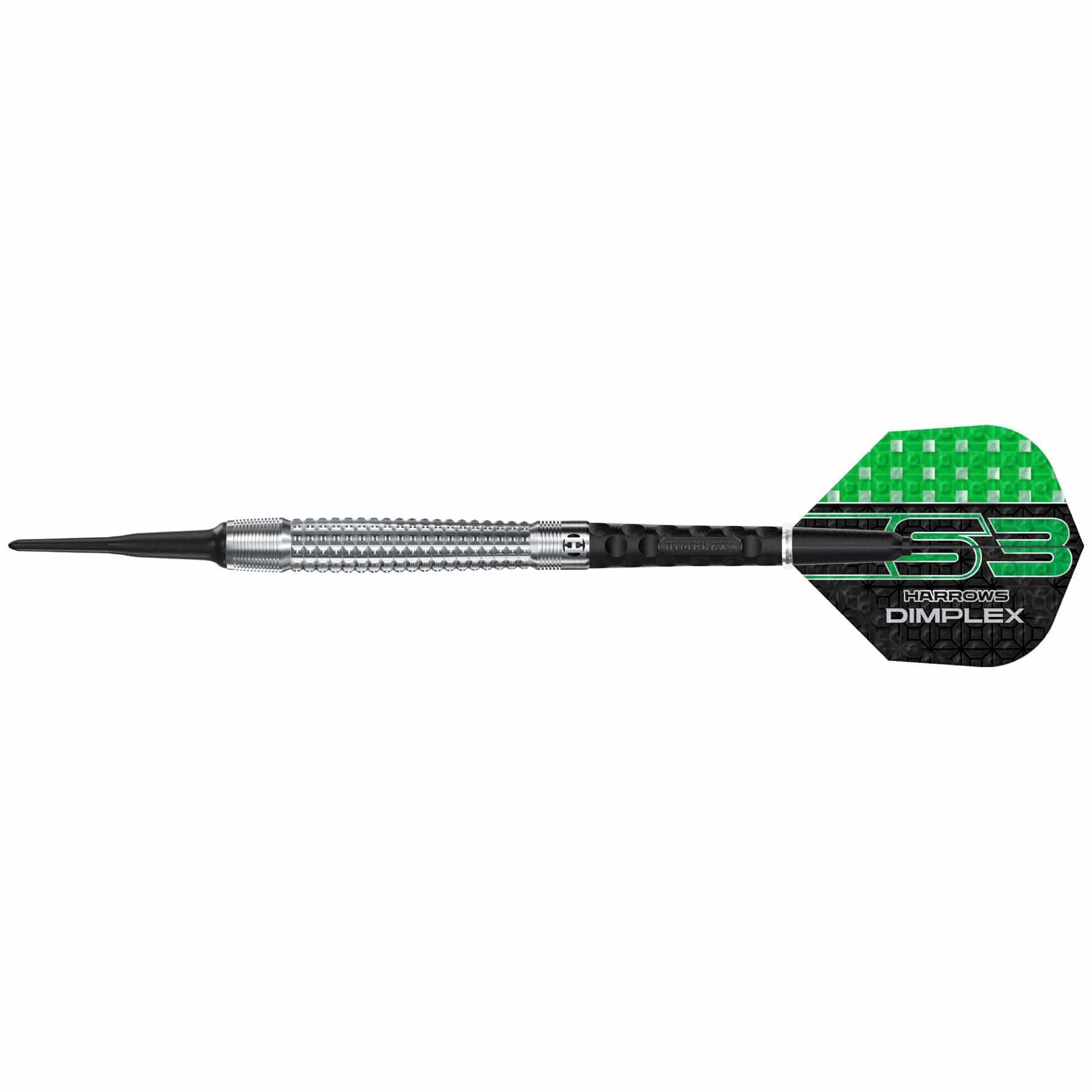 *Harrows Dimplex S3 Darts - Soft Tip - 90% Tungsten - Tapered - Image 7
