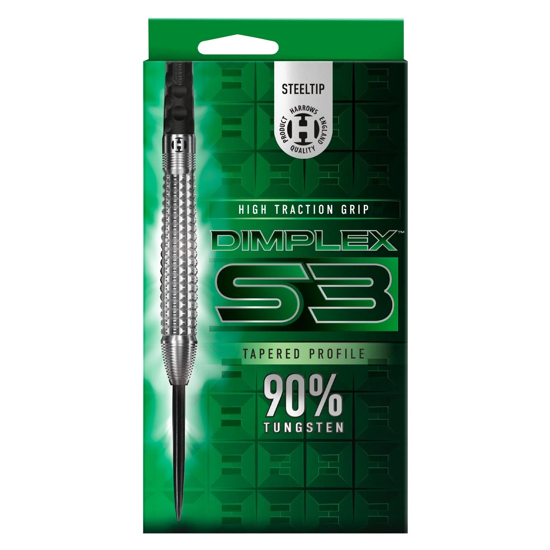 *Harrows Dimplex S3 Darts - Steel Tip - 90% Tungsten - Tapered - Image 6