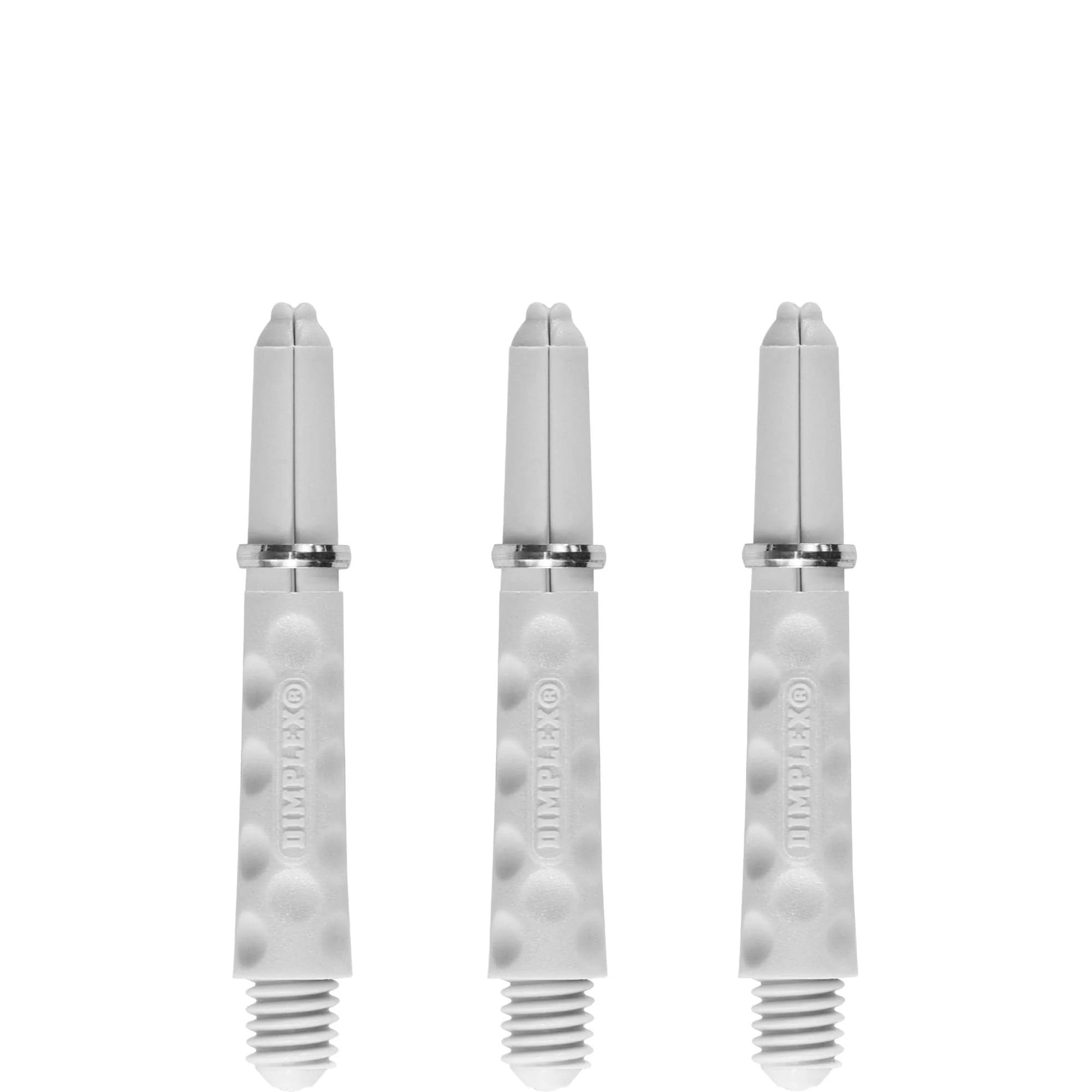 *Harrows Dimplex Shafts - Dart Stems - with Rings - White - Image 3