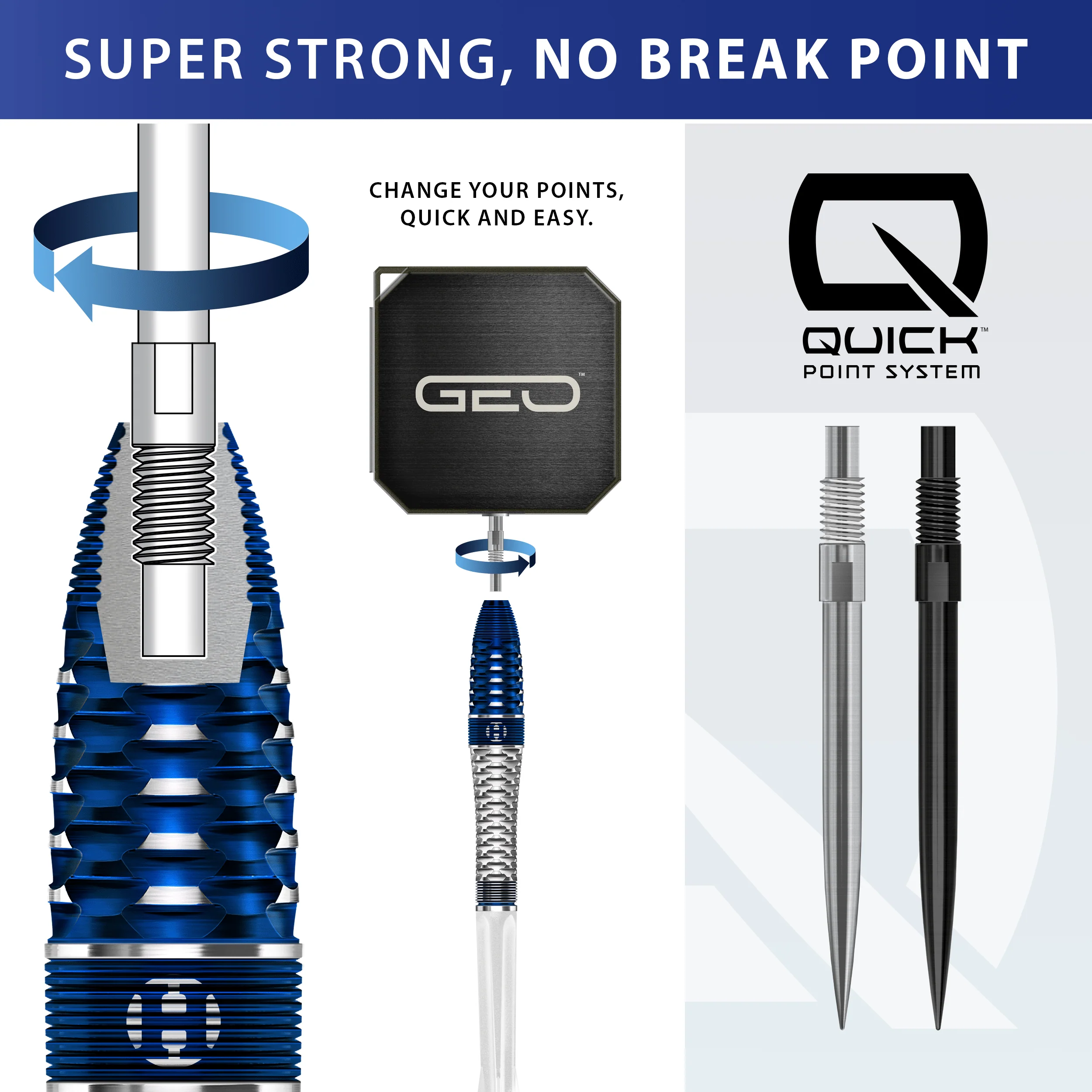 Harrows Geo Darts - Steel Tip - 90% Tungsten - Geo 03 - Image 4