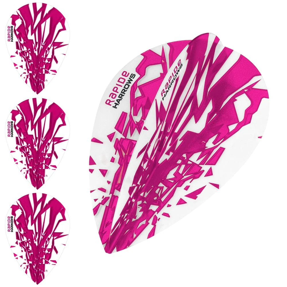 *Harrows Rapide Dart Flights - Pear Shape - 100 Micron - Image 10