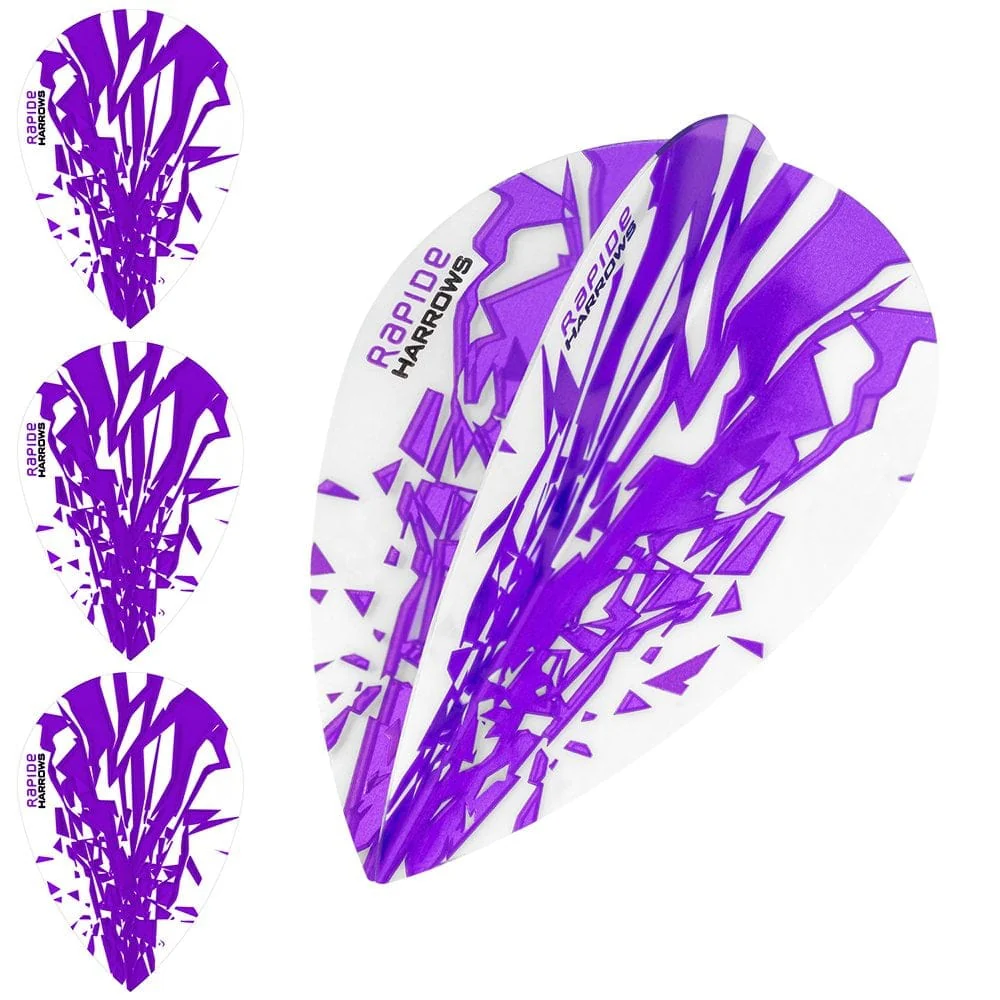 *Harrows Rapide Dart Flights - Pear Shape - 100 Micron - Image 12