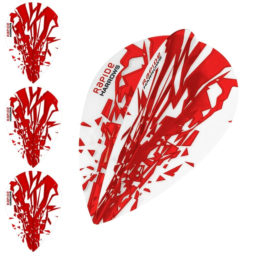 *Harrows Rapide Dart Flights - Pear Shape - 100 Micron - Image 14