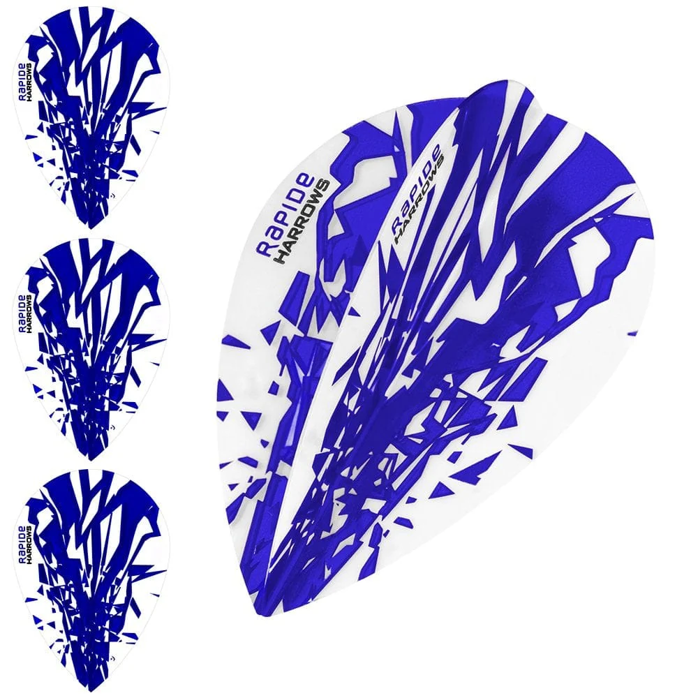 *Harrows Rapide Dart Flights - Pear Shape - 100 Micron - Image 4