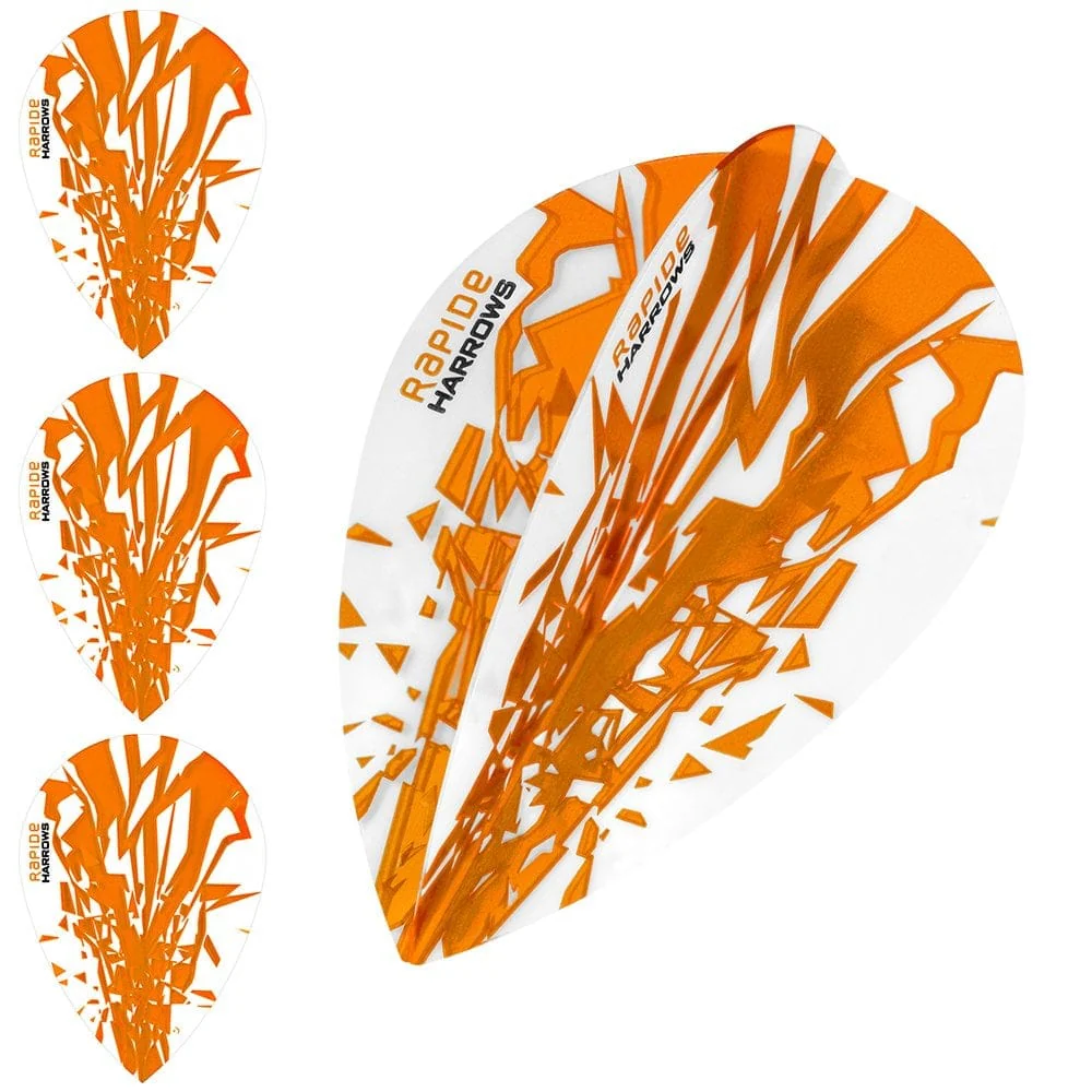 *Harrows Rapide Dart Flights - Pear Shape - 100 Micron - Image 8