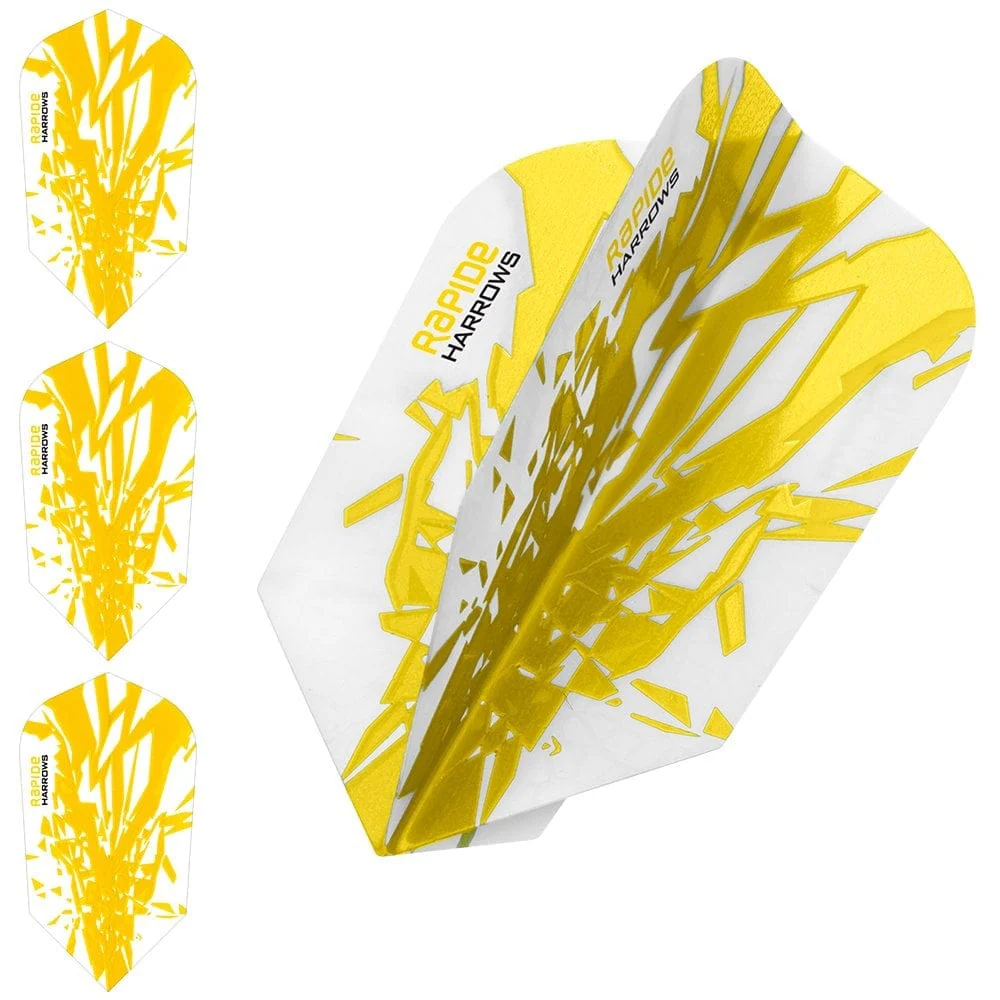 *Harrows Rapide Dart Flights - Slim Shape - 100 Micron - Image 17