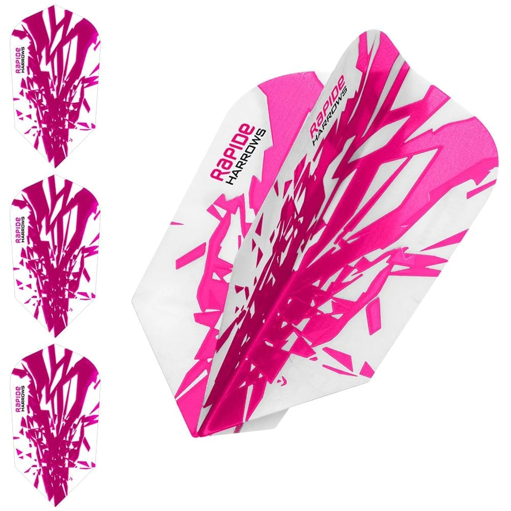 *Harrows Rapide Dart Flights - Slim Shape - 100 Micron - Image 9