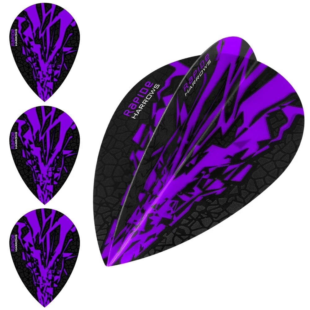 *Harrows Rapide X Dart Flights - Pear Shape - Rapide-X - Image 13