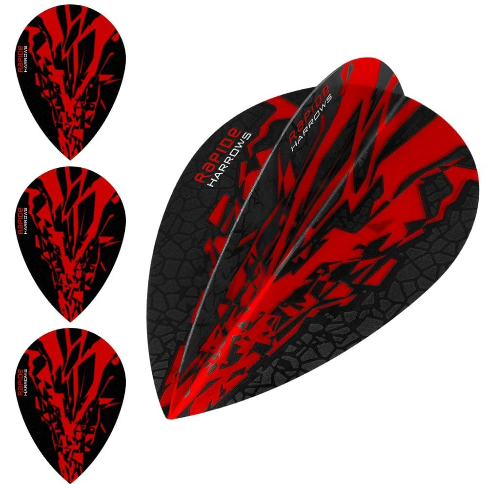 *Harrows Rapide X Dart Flights - Pear Shape - Rapide-X - Image 15