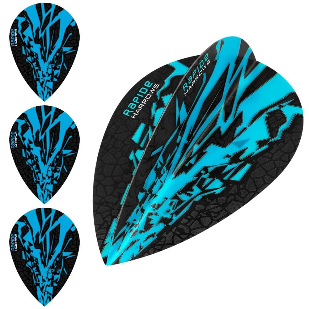 *Harrows Rapide X Dart Flights - Pear Shape - Rapide-X - Image 3