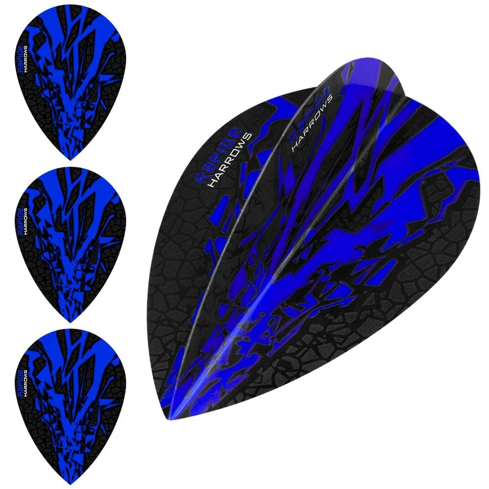 *Harrows Rapide X Dart Flights - Pear Shape - Rapide-X - Image 5