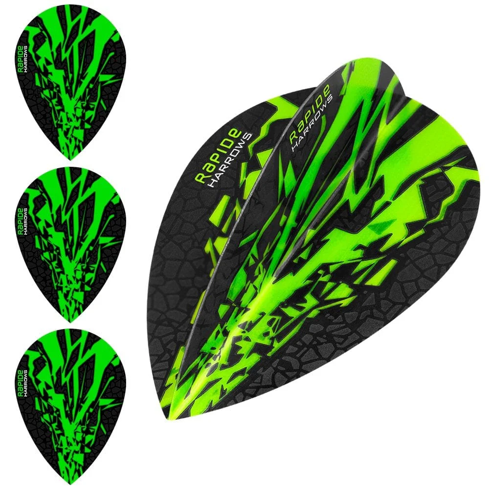*Harrows Rapide X Dart Flights - Pear Shape - Rapide-X - Image 7