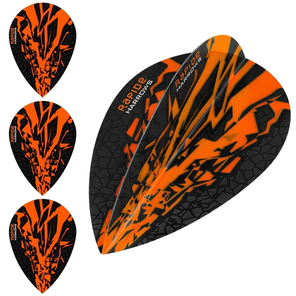 *Harrows Rapide X Dart Flights - Pear Shape - Rapide-X - Image 9