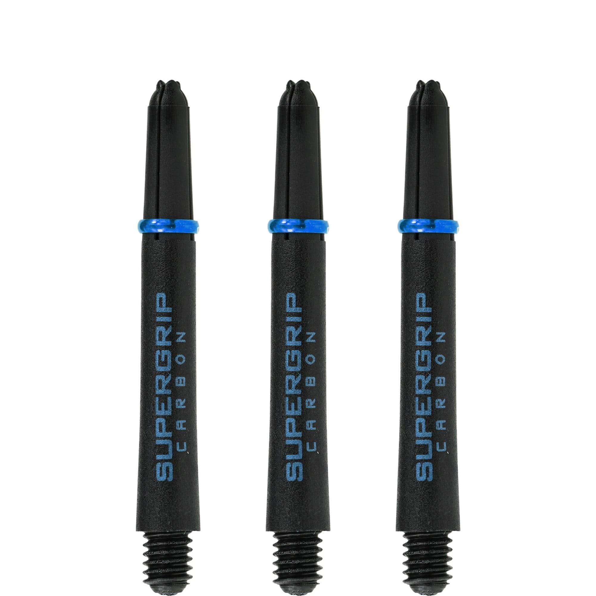 *Harrows Supergrip Carbon Dart Shafts - Black & Aqua - Image 3
