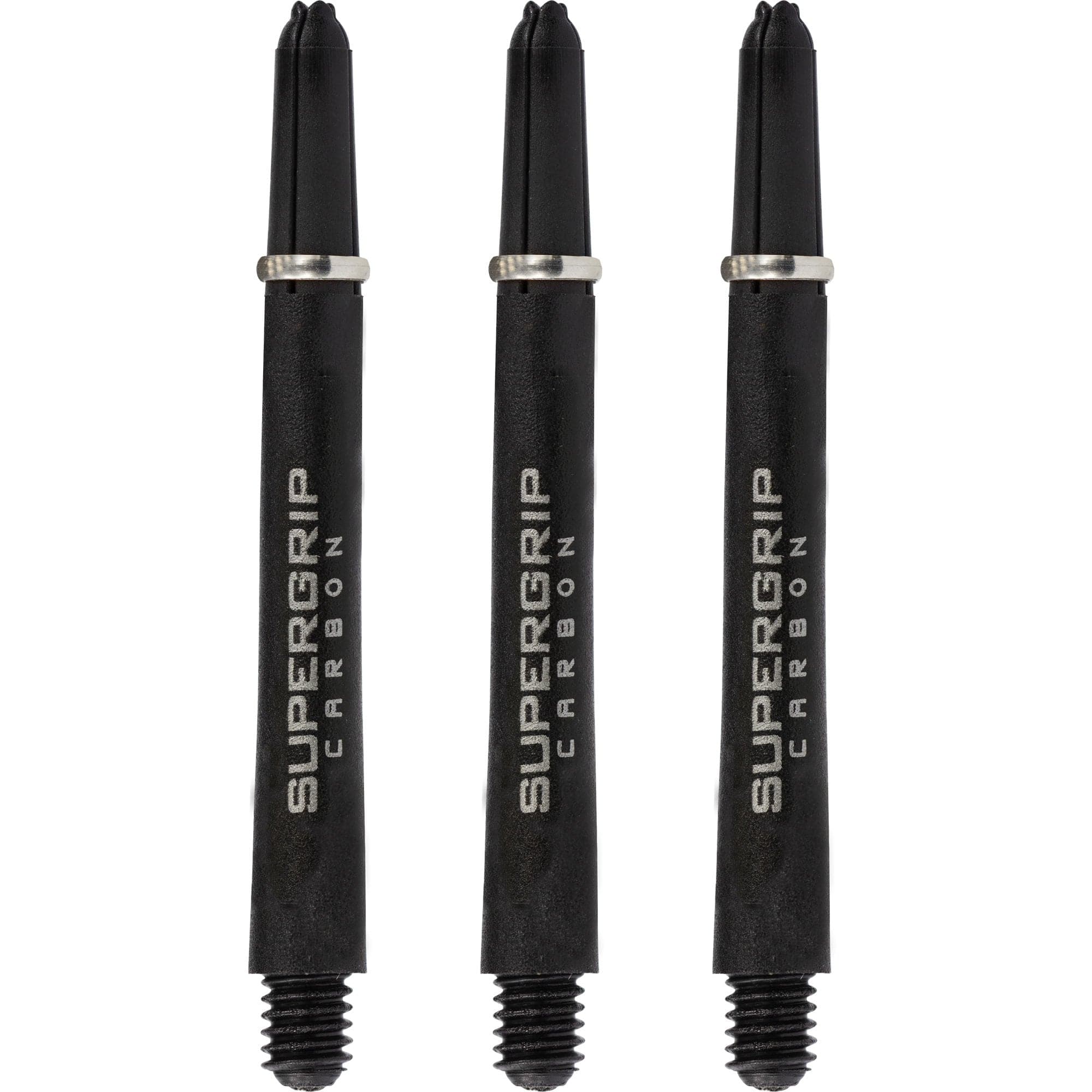 *Harrows Supergrip Carbon Dart Shafts - Black & Silver - Image 2