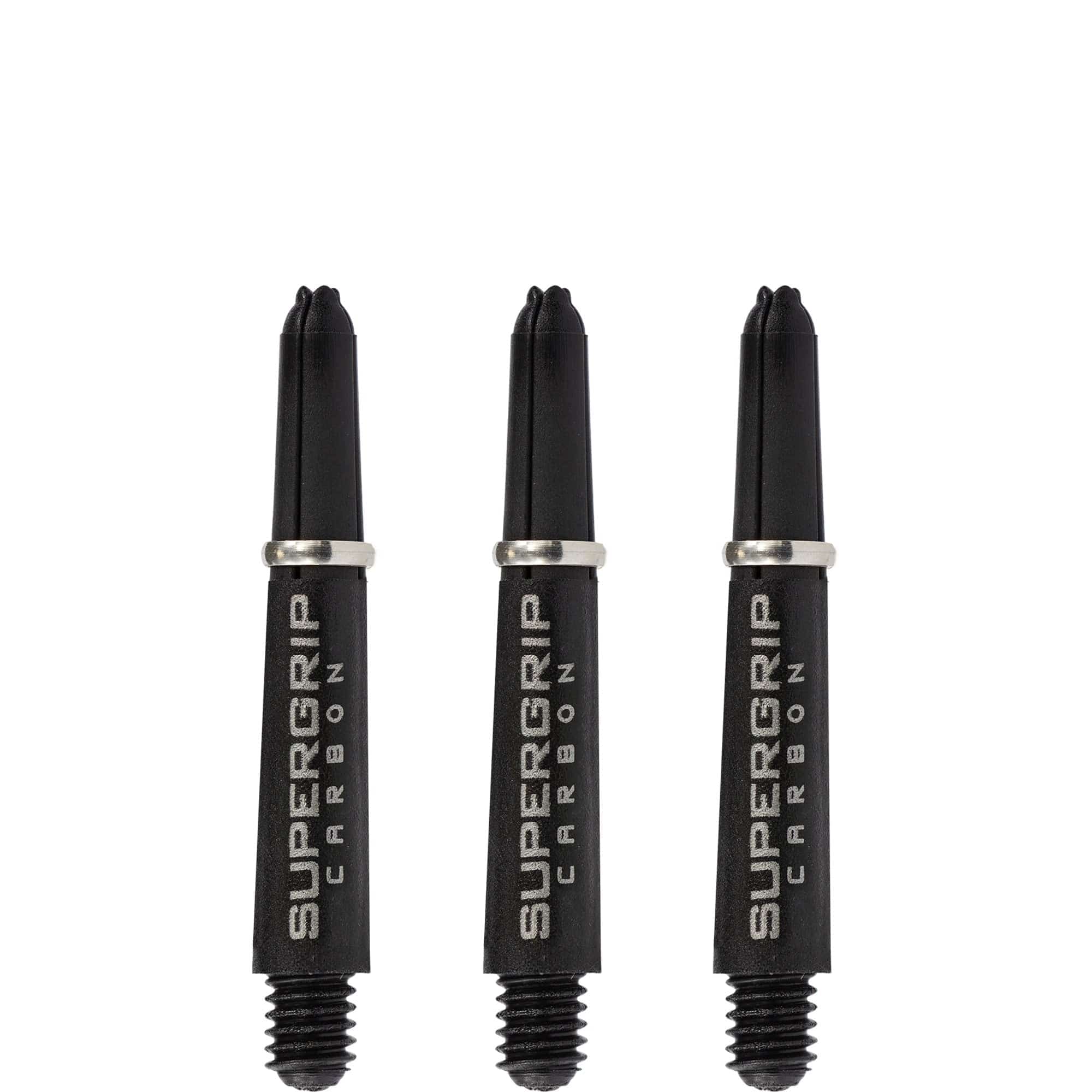 *Harrows Supergrip Carbon Dart Shafts - Black & Silver - Image 4