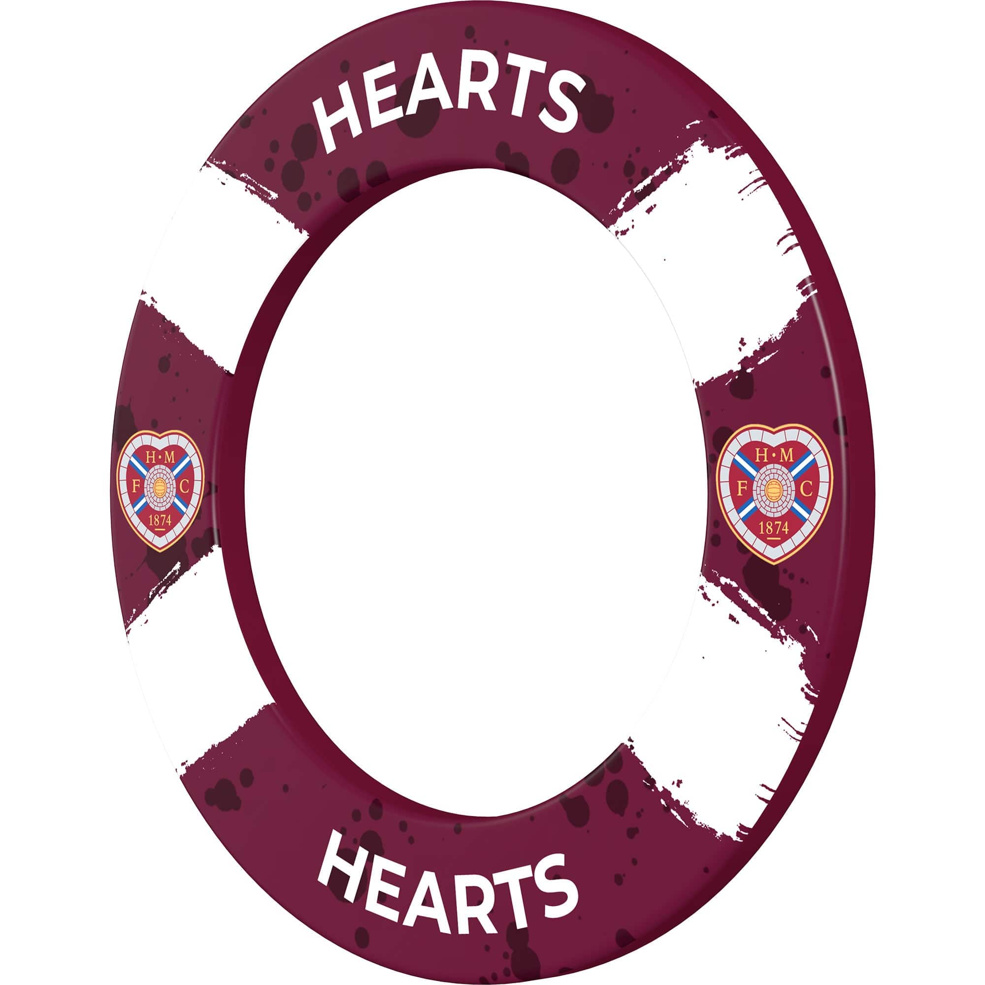 Heart of Midlothian FC - Official Licensed - Hearts - Dartboard Surround - S2 - Saltire Crest - Image 2