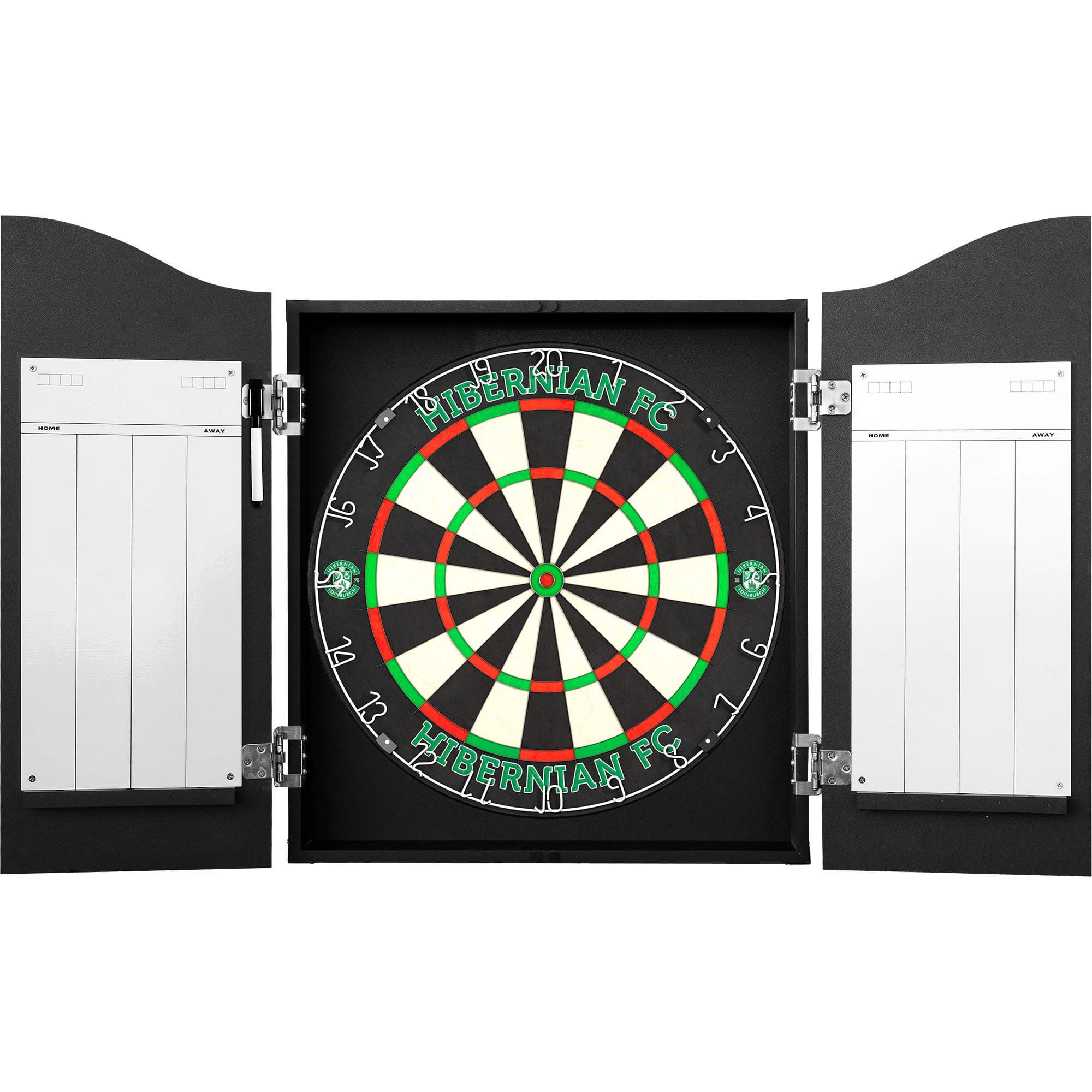 Hibernian FC - Official Licensed - Dartboard Cabinet - C1 - Green Crest - Image 5