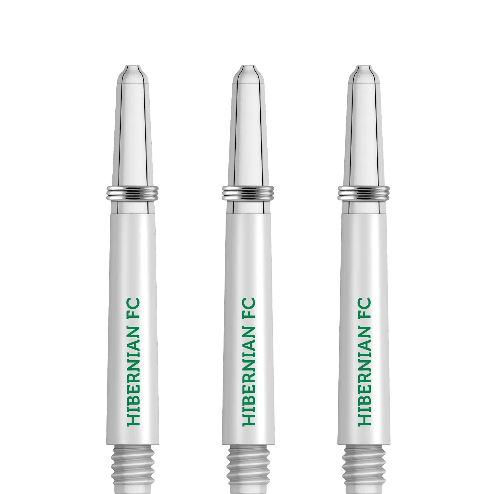 Hibernian FC - Official Licensed - Nylon Stems - Dart Shafts with Springs - White - Image 3
