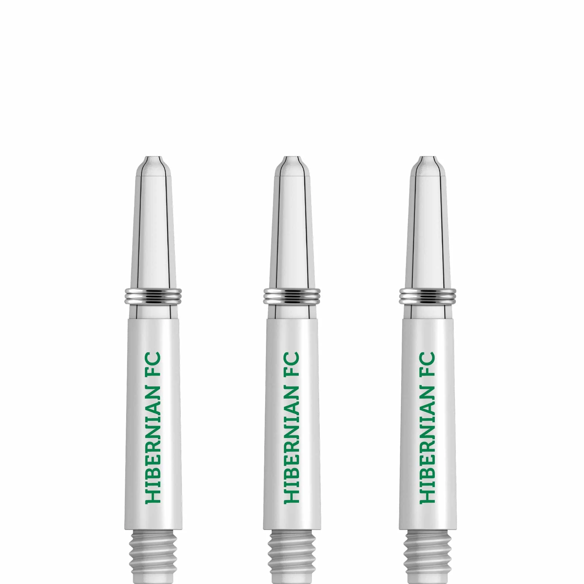 Hibernian FC - Official Licensed - Nylon Stems - Dart Shafts with Springs - White - Image 4