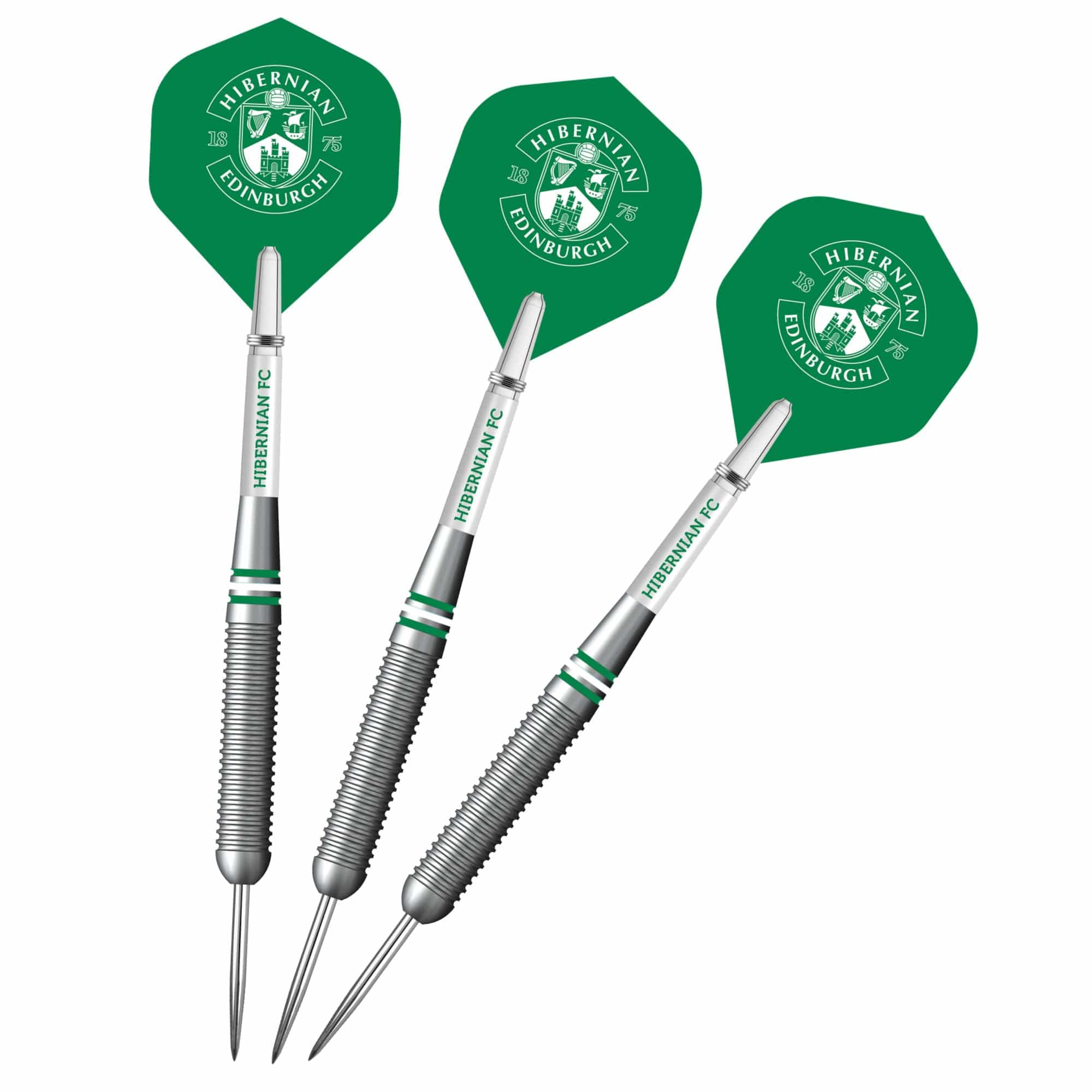 Hibernian FC - Official Licensed - Steel Tip Darts - Brass - 22g - Image 5