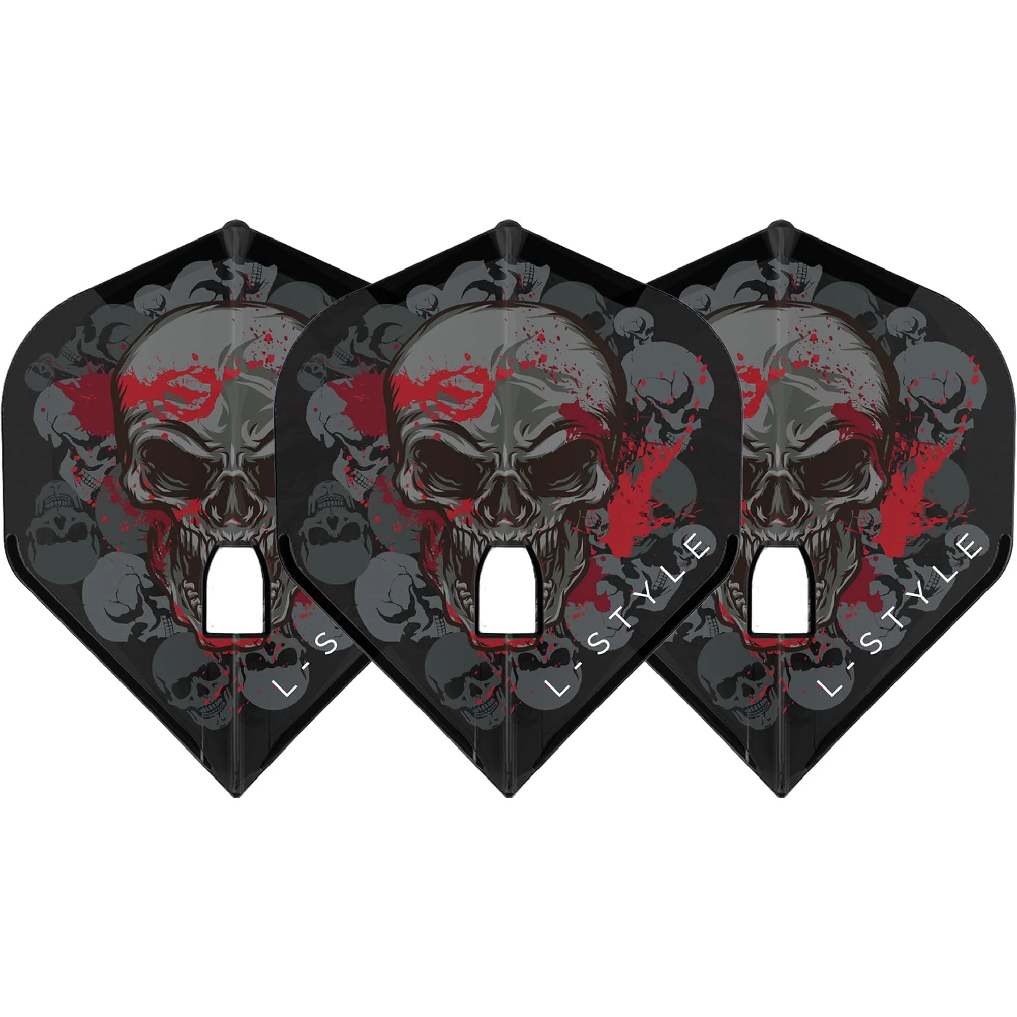 L-Style - L-Flights - L1 Pro - Champagne Ring - Standard - Ryan Searle V2 - Clear Black - Skull - Image 2