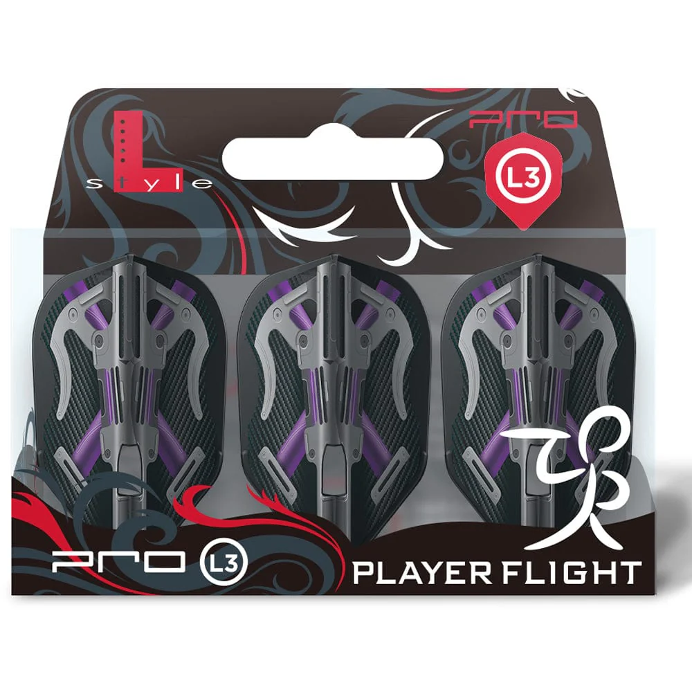 *L-Style - L-Flights - L3 Pro - Champagne Ring - Shape - Mike Valentin v3 - Black - Image 3