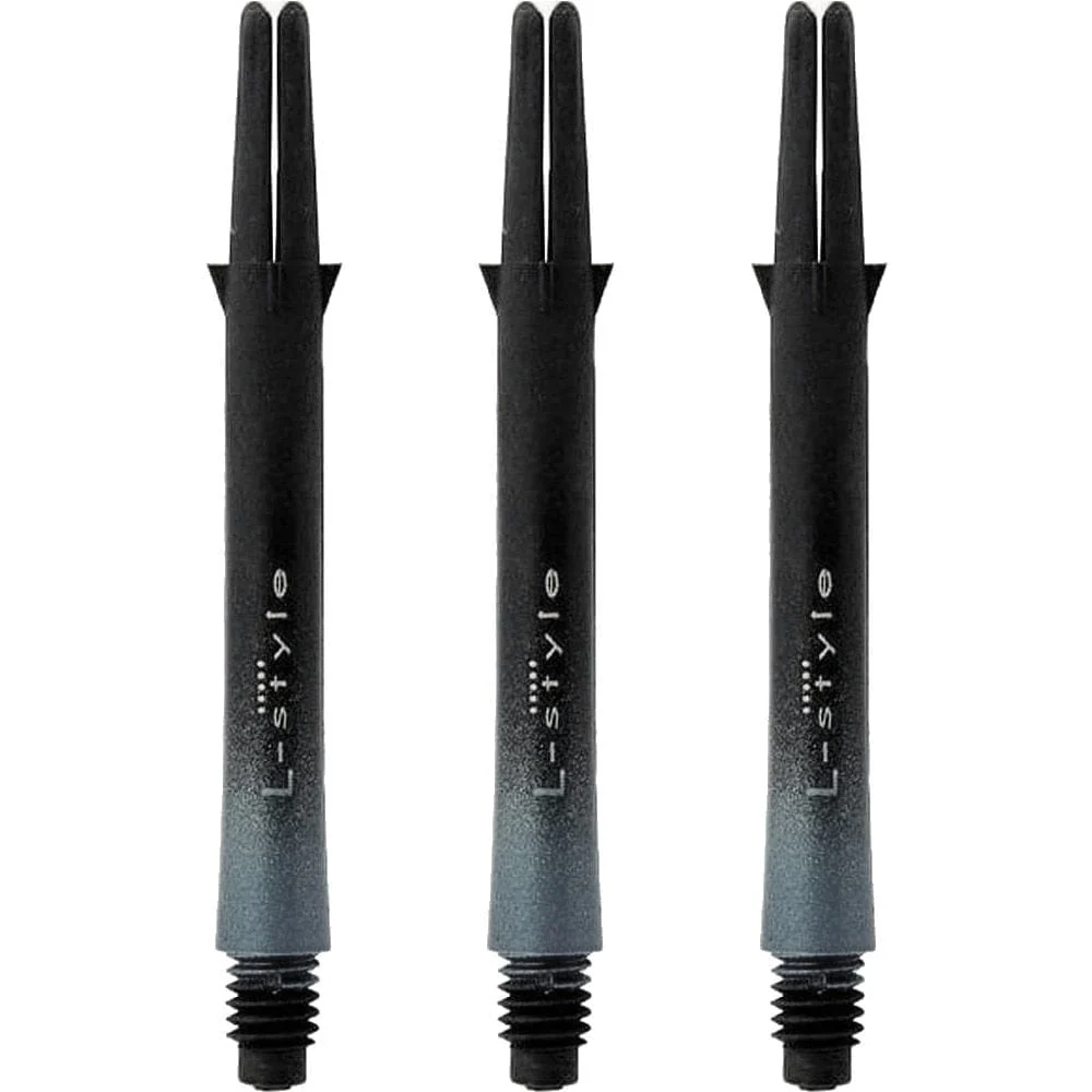 *L-Style - L Shafts - Carbon Two Tone - Black and Silver - Short - Image 2