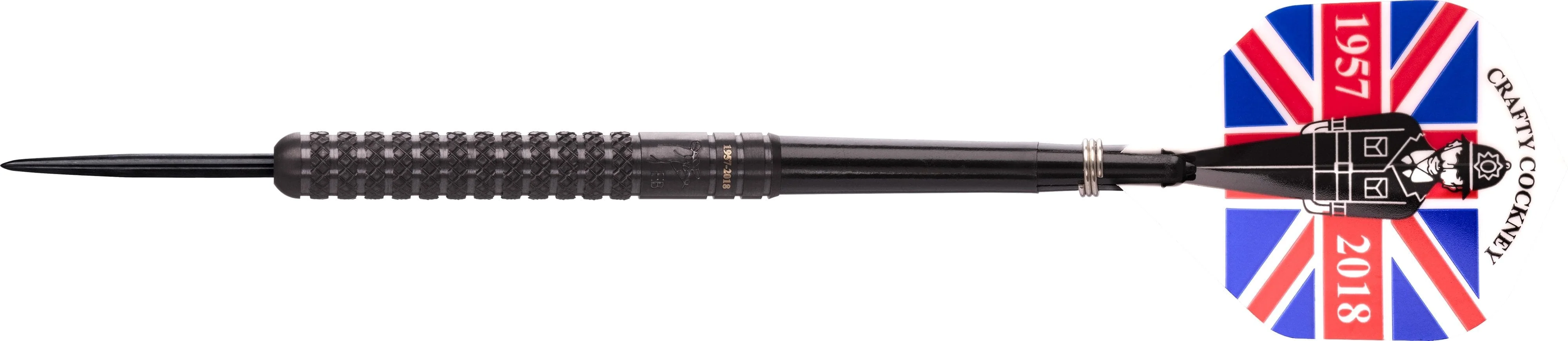 Legend Darts - Eric Bristow - Steel Tip - Cocked Finger - K1 - Black - Image 2