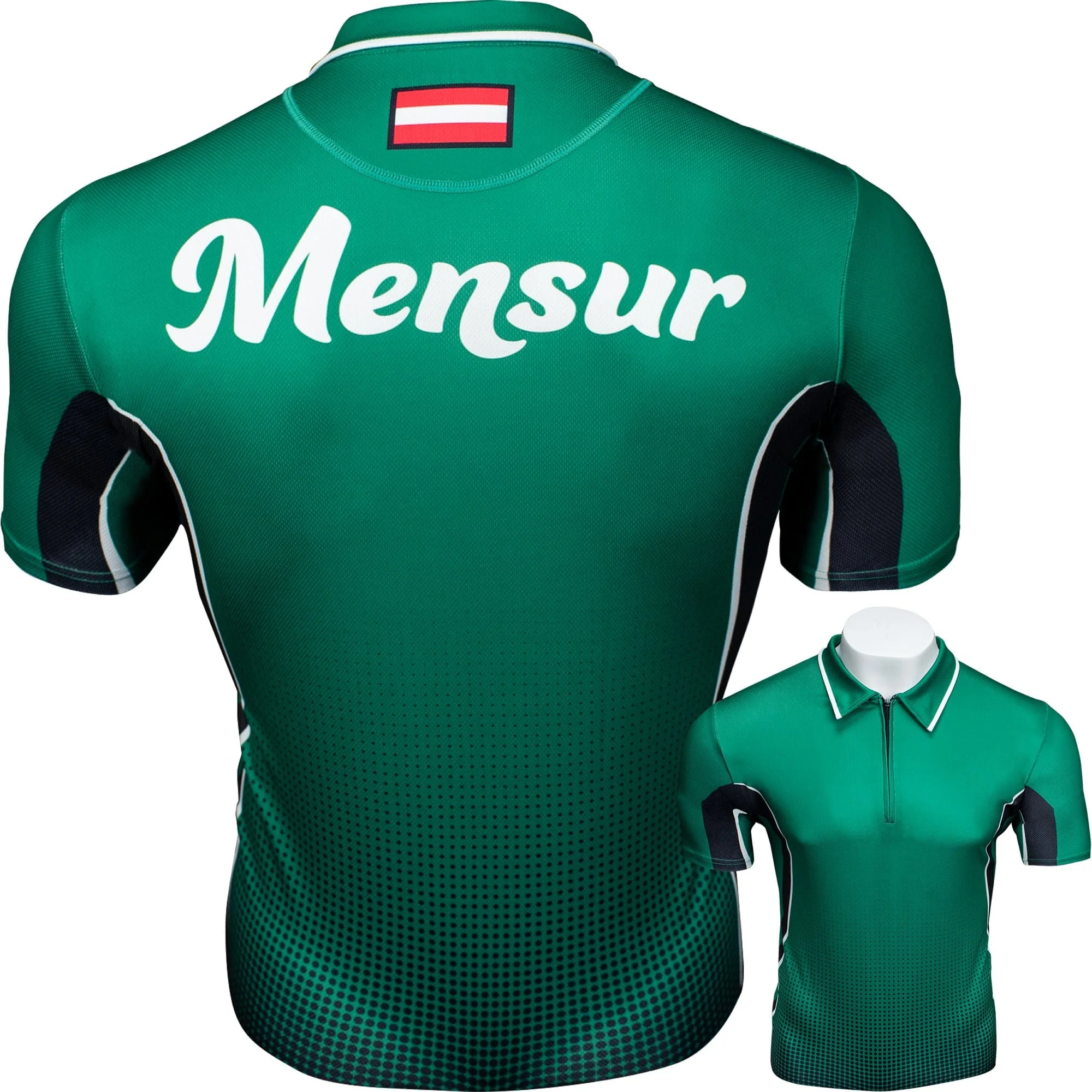 *Legend Darts - Mensur Suljovic - Dart Shirt - Green - Image 2