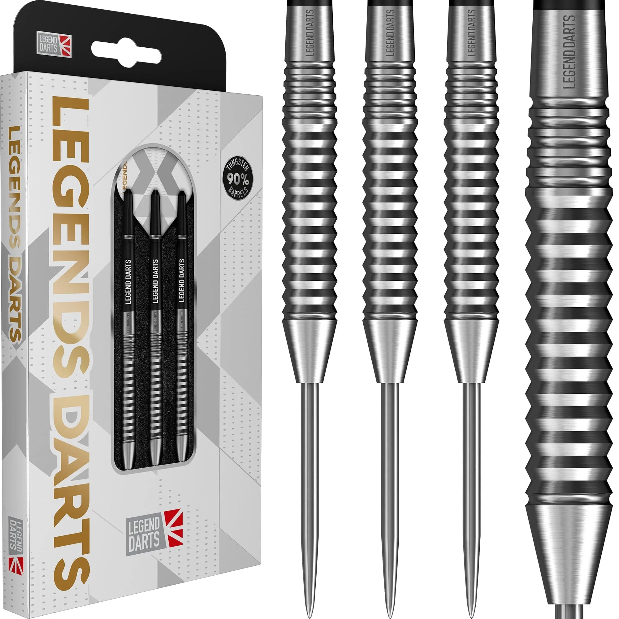 Legend Darts - Steel Tip - 90% Tungsten - Pro Series - V21 - Square Cut - Image 3