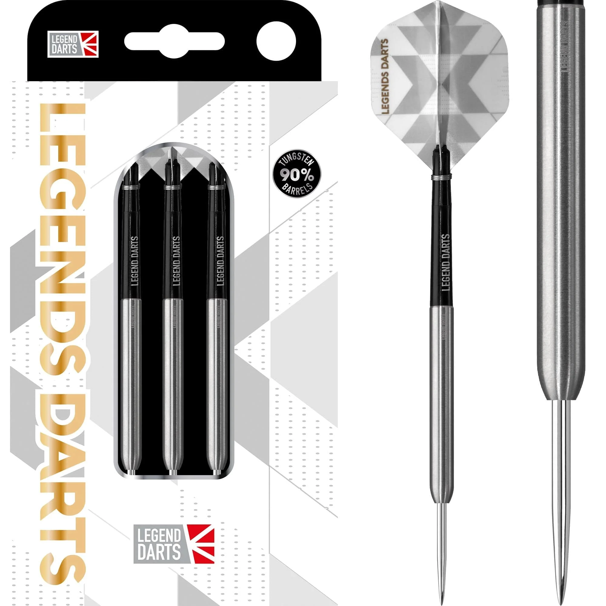 Legend Darts - Steel Tip - 90% Tungsten - Pro Series - V5 - Smooth
