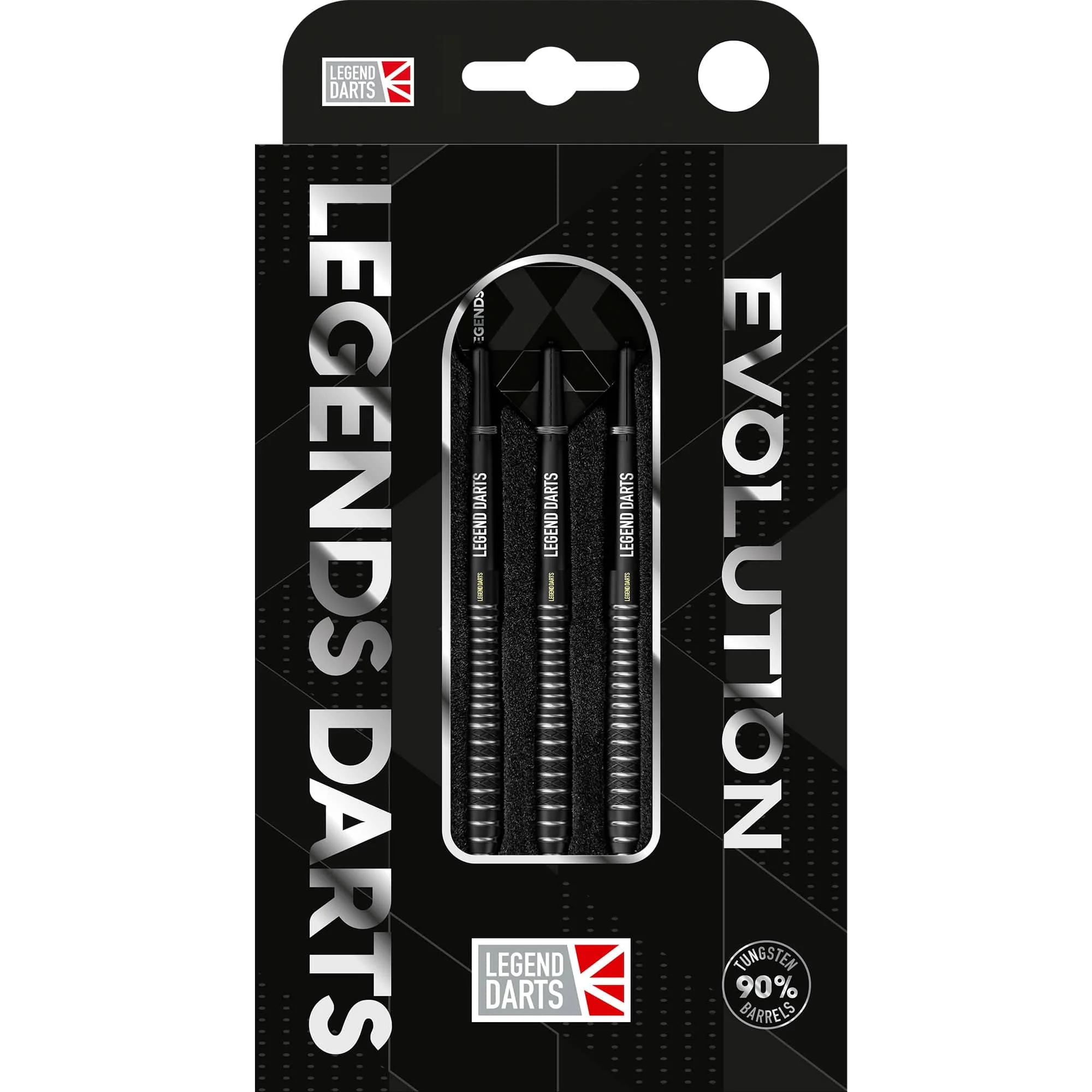 Legend Darts - Steel Tip - Revolution Series - B12 - Black - Torpedo Mix - Image 3