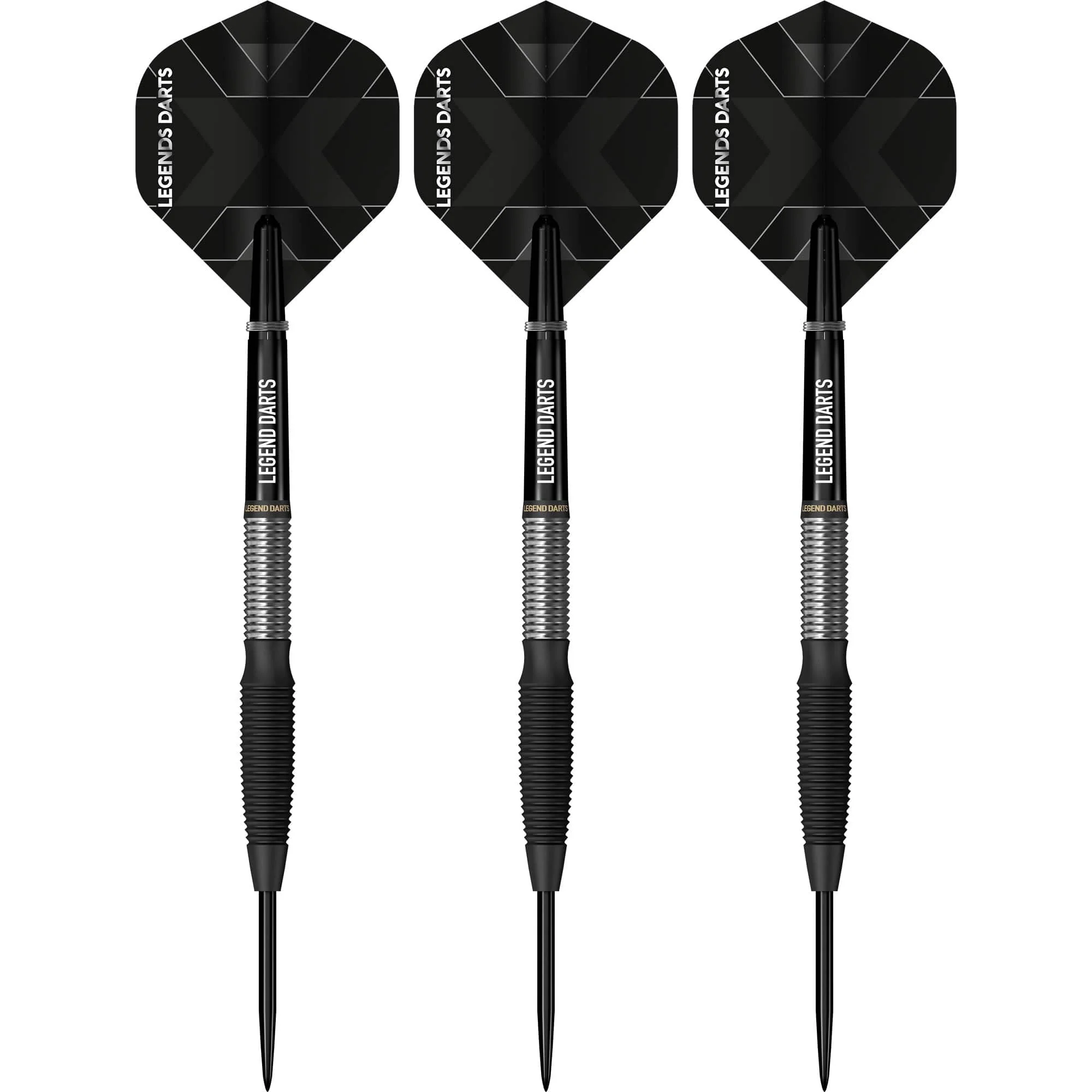 Legend Darts - Steel Tip - Revolution Series - B15 - Black - Torpedo Shark - Image 2