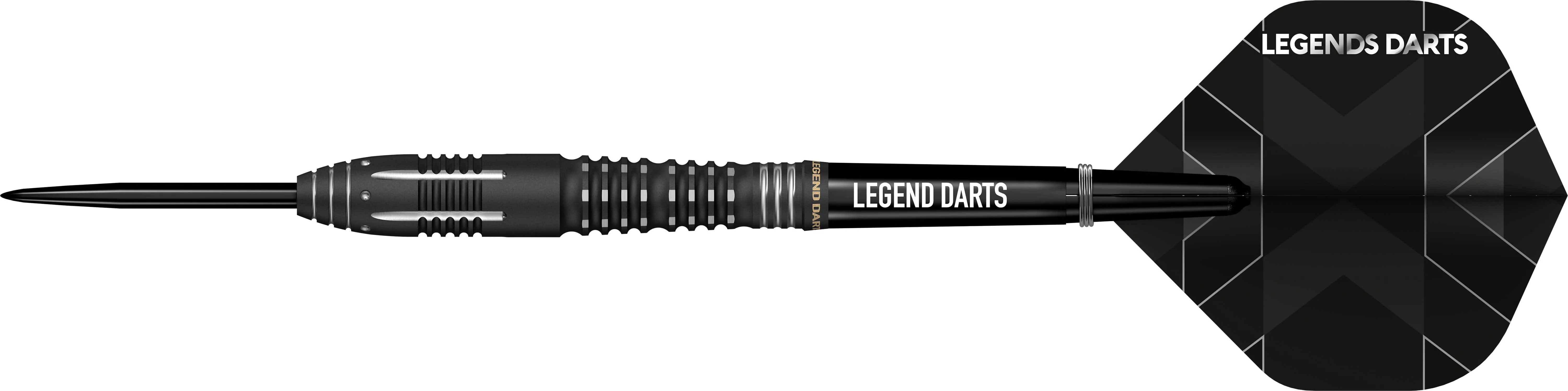 Legend Darts - Steel Tip - Revolution Series - B19 - Black - Ring & Milled Cut - Image 3
