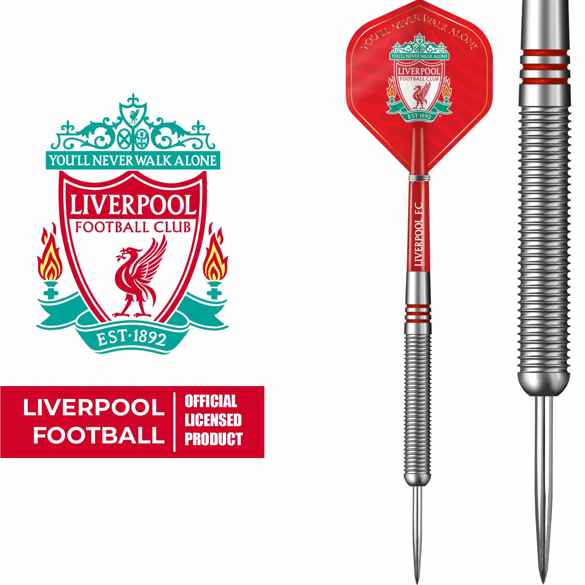 Liverpool FC Darts - Steel Tip Tungsten - Official Licensed - LFC - 24g - Image 2