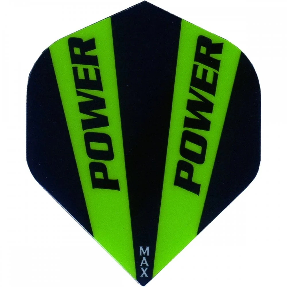 *McCoy Power Max Dart Flights - 150 Micron - No2 - Std - Solid - 2 Colour - Image 3