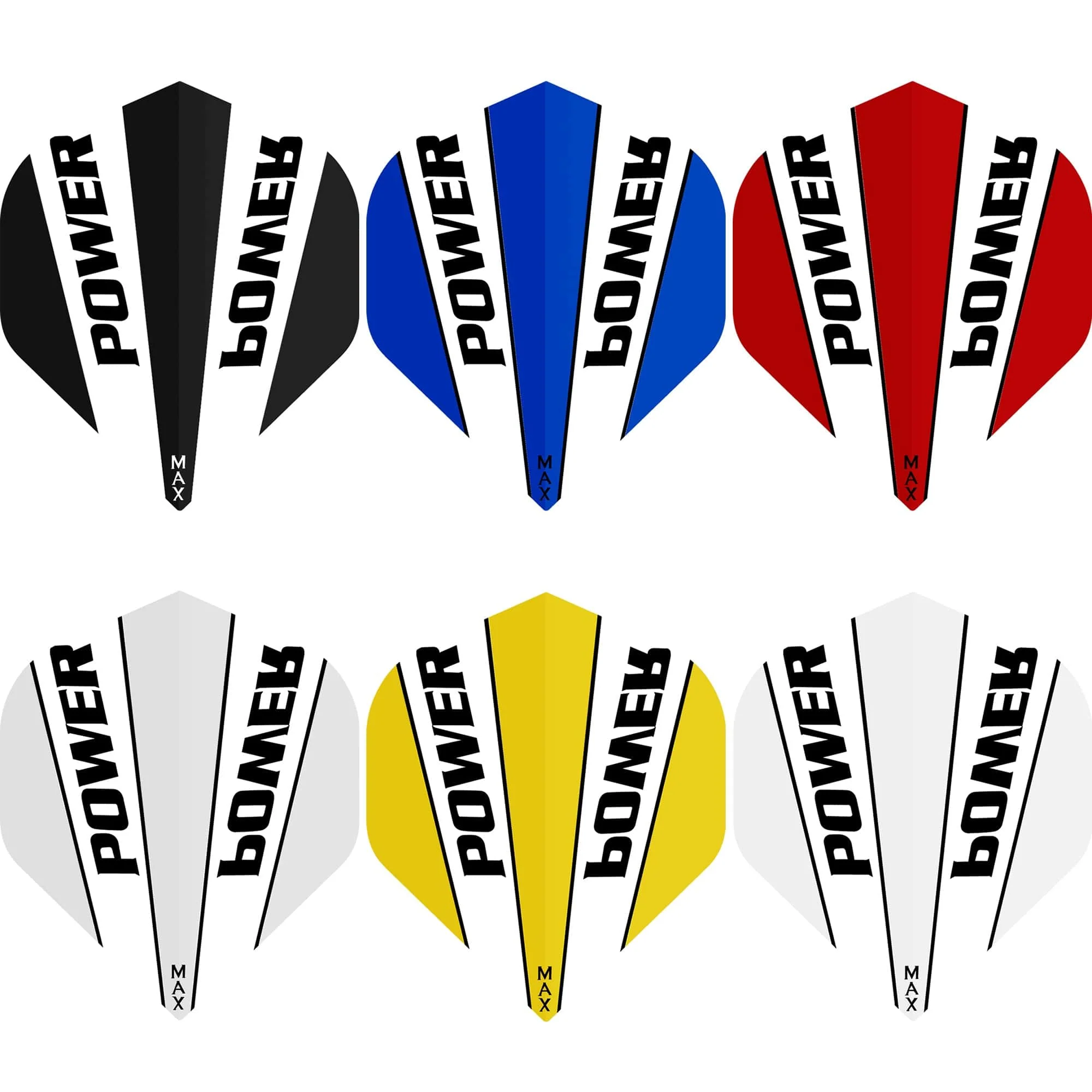 *McCoy Power Max Dart Flights - 150 Micron - No2 - Std - Transparent