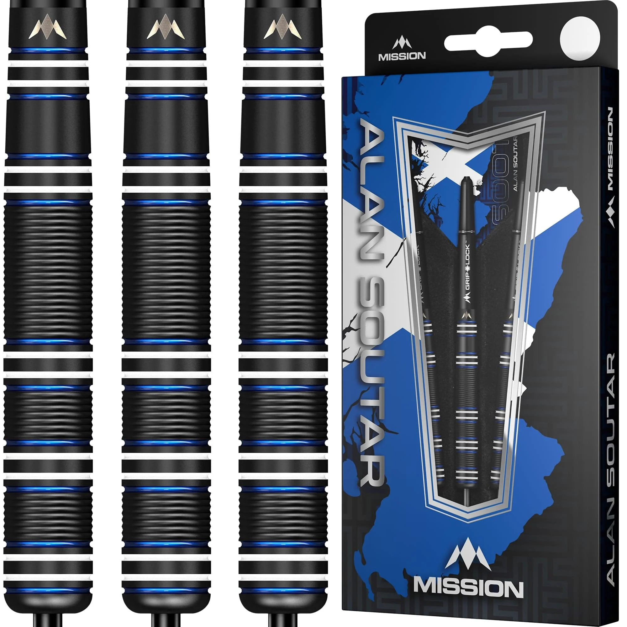 Mission Alan Soutar Darts - Steel Tip - 90% - Soots - Black Titanium - Image 3